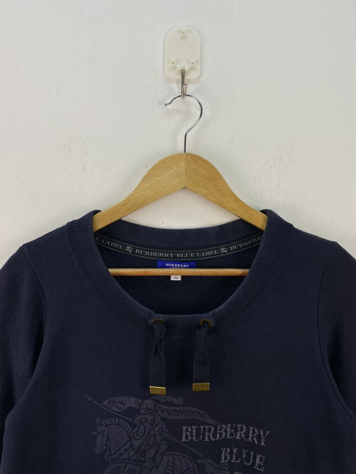 Burberry Burberry Blue Label Pullover Sweater Big Logo Size S / US 4 / IT 40 - 2 Thumbnail