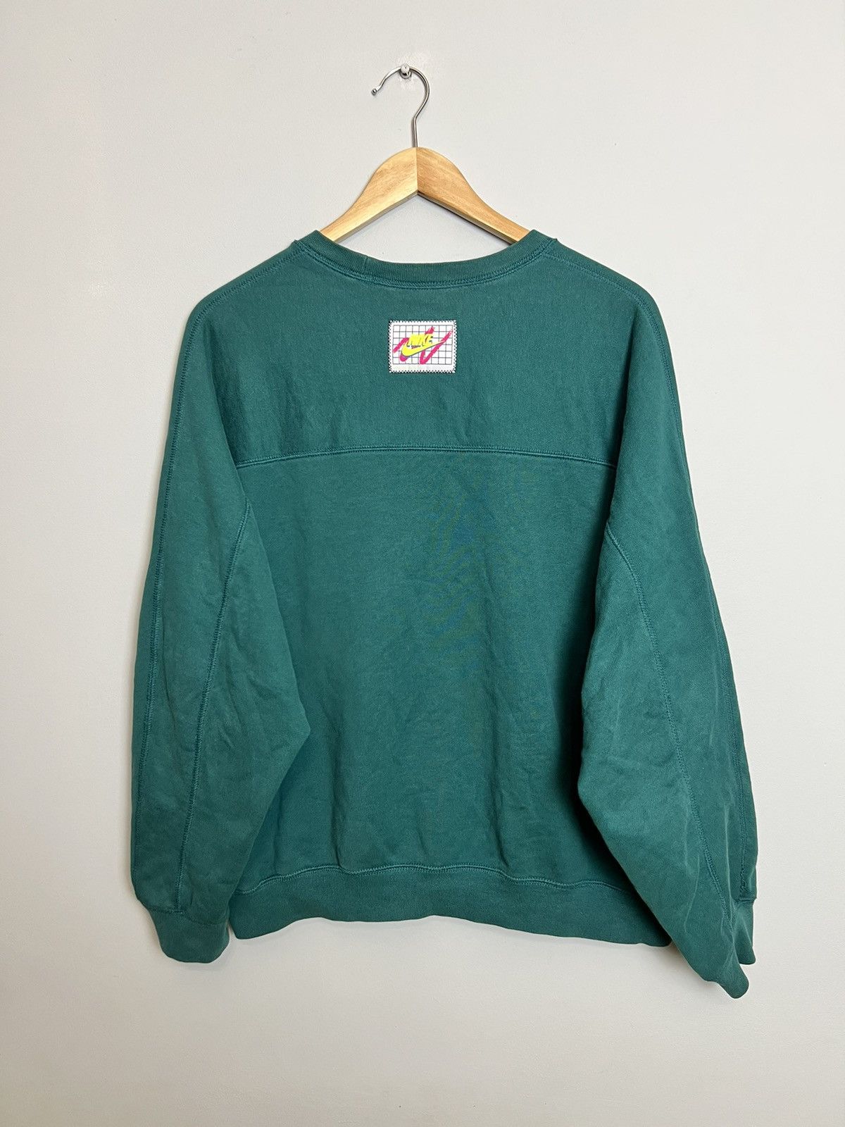 Nike Nike Y2K Colurs Big Swoosh Logo Crewneck Vintage Vibe Rare Size US M / EU 48-50 / 2 - 2 Thumbnail