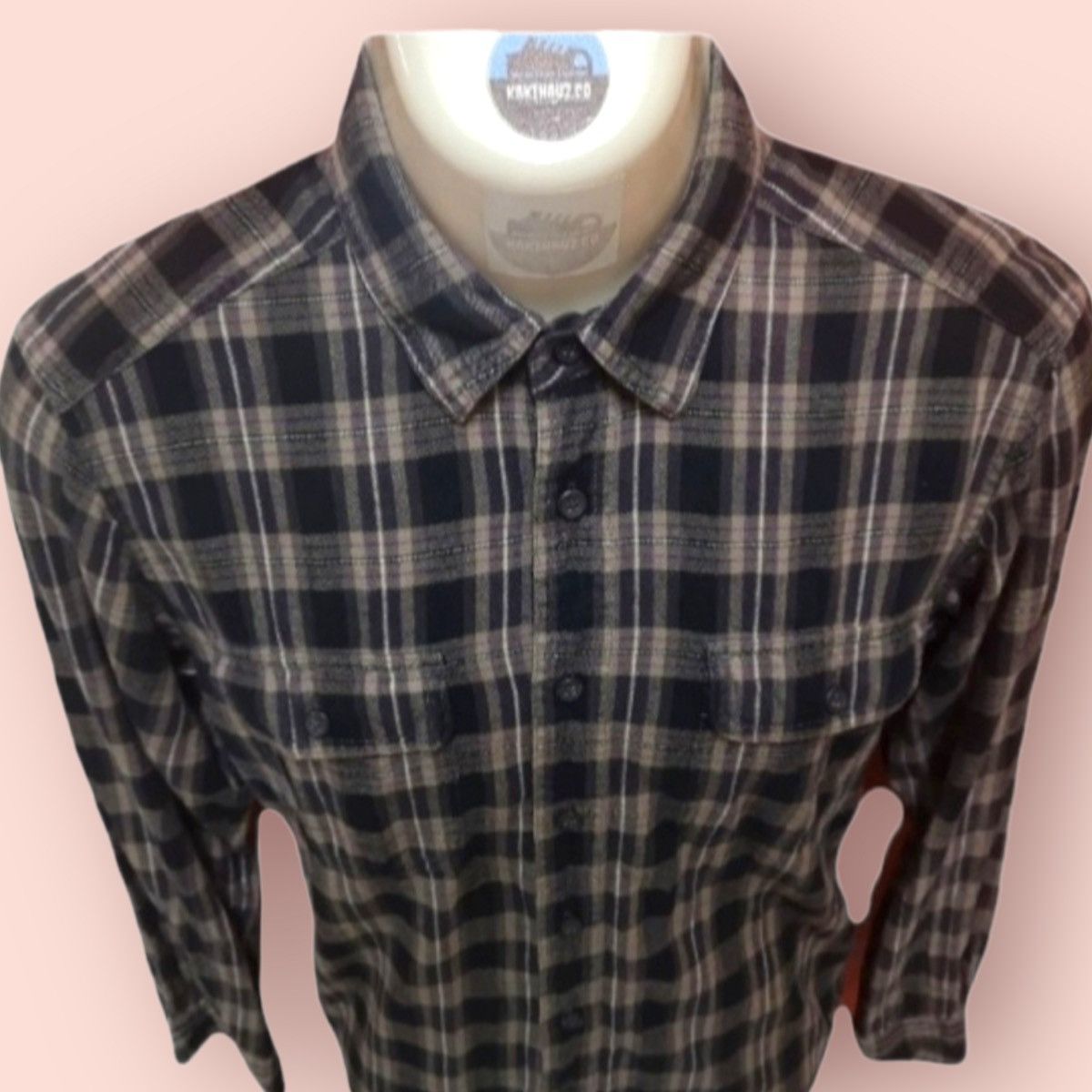 Flannel × Japanese Brand × Uniqlo VINTAGE DOUBLE CHEST POCKETS UNIQLO PLAID FLANNEL Size US M / EU 48-50 / 2 - 2 Thumbnail