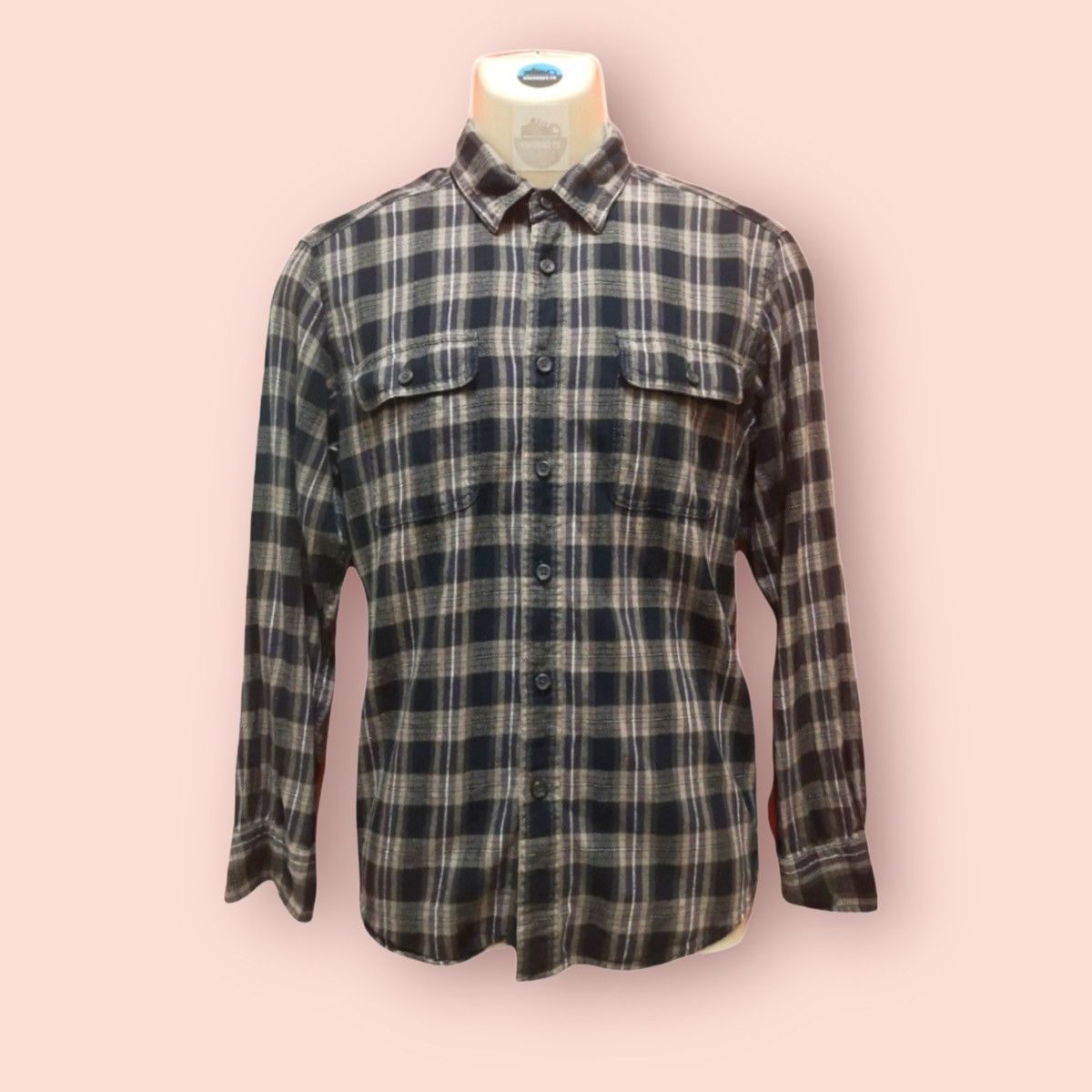 Flannel × Japanese Brand × Uniqlo VINTAGE DOUBLE CHEST POCKETS UNIQLO PLAID FLANNEL Size US M / EU 48-50 / 2 - 1 Thumbnail
