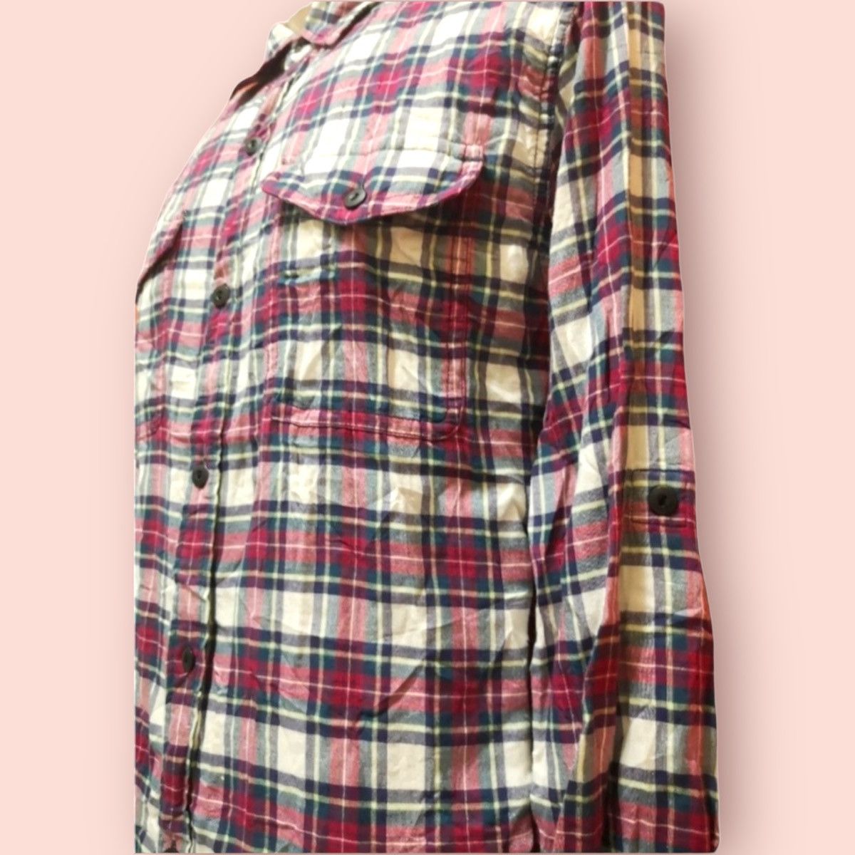 Flannel × Japanese Brand × Uniqlo UNIQLO DOUBLE CHEST POCKETS FLANNEL Size US XL / EU 56 / 4 - 4 Thumbnail