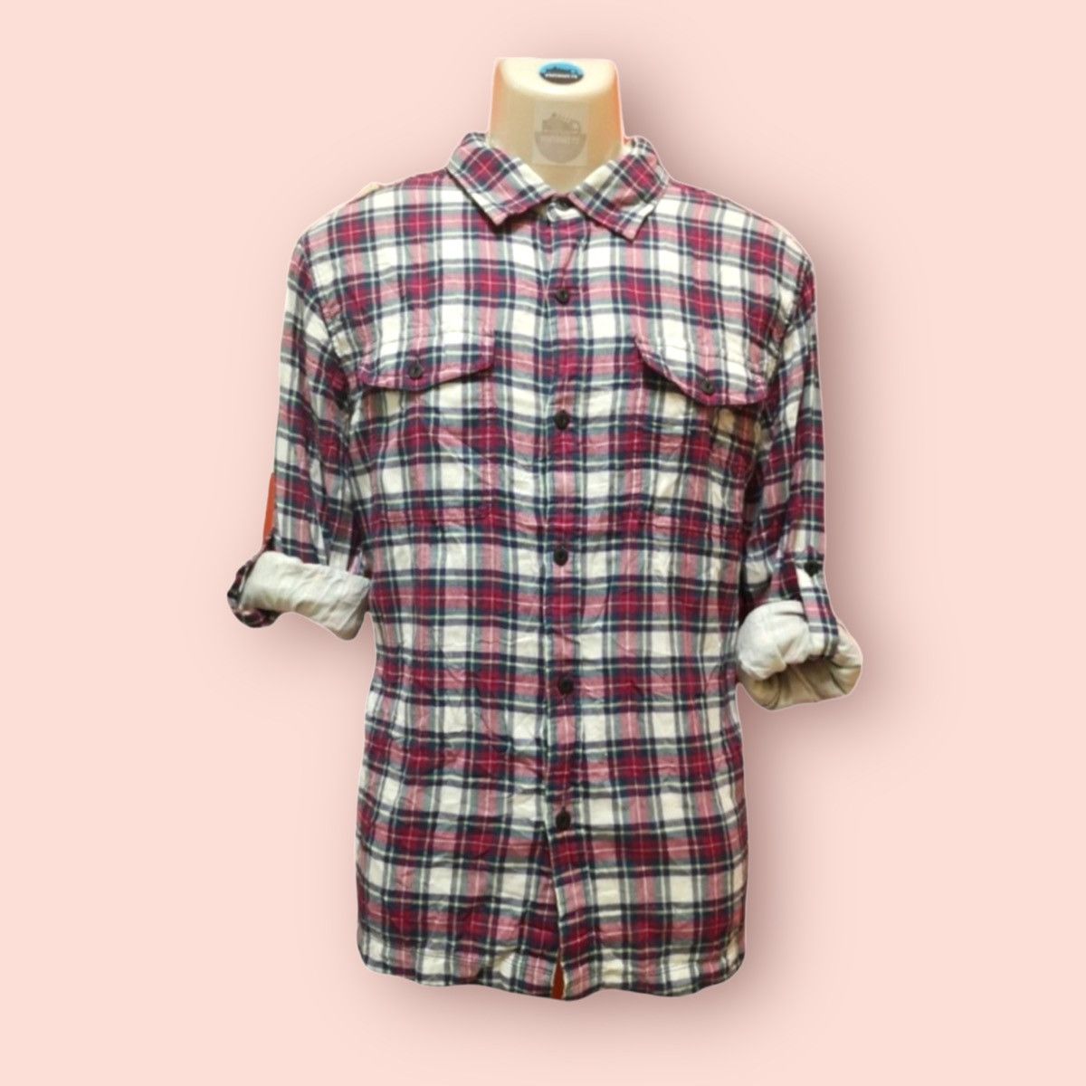 Flannel × Japanese Brand × Uniqlo UNIQLO DOUBLE CHEST POCKETS FLANNEL Size US XL / EU 56 / 4 - 1 Thumbnail