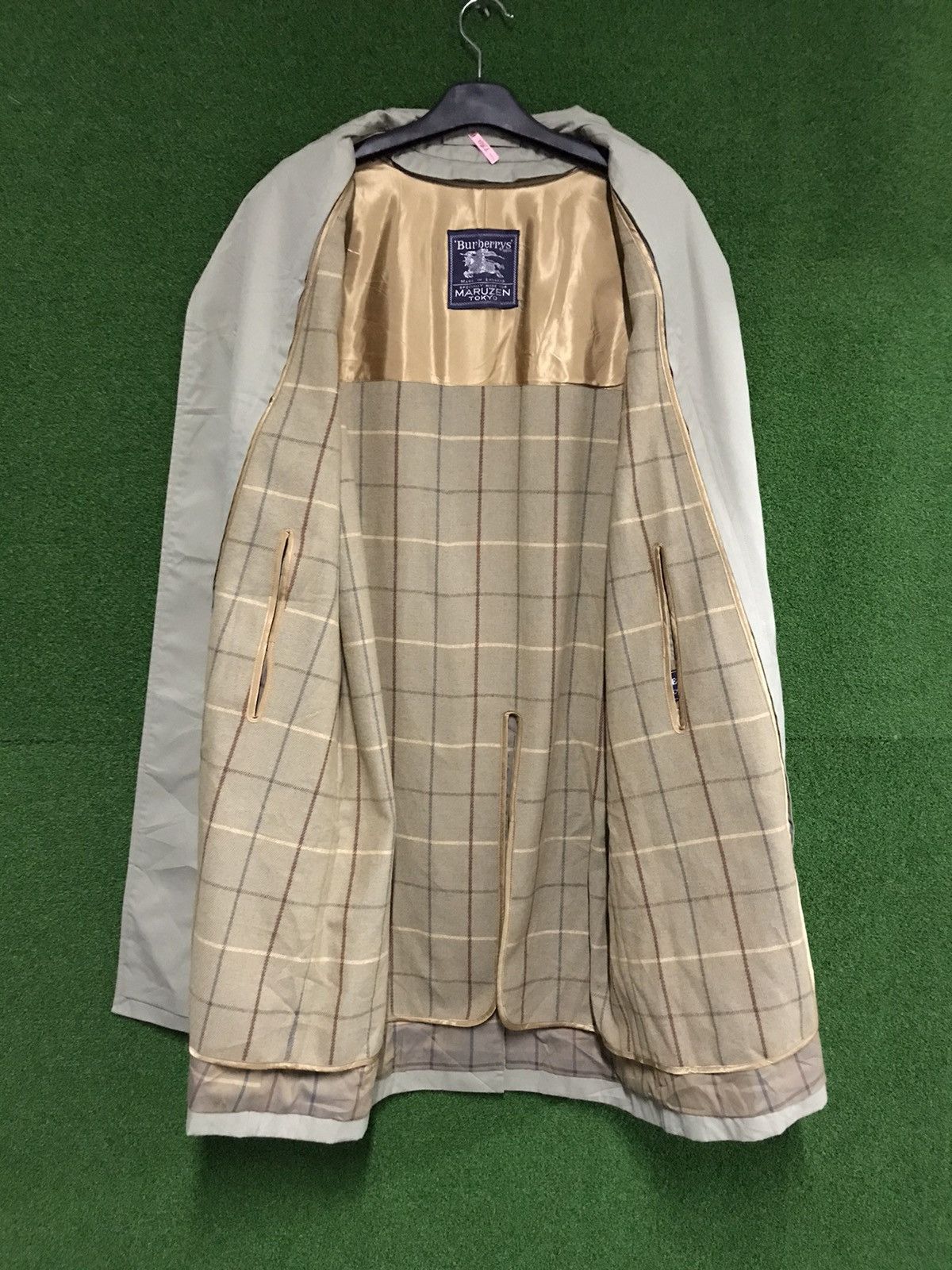 Burberry 🔥 Burberry Nova Check Oversized Trench Coat Size US L / EU 52-54 / 3 - 2 Thumbnail