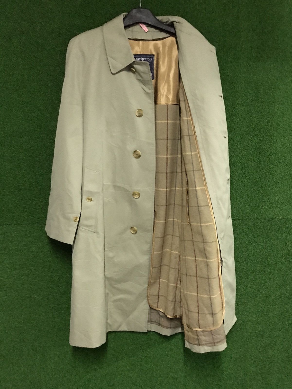 🔥 Burberry Nova Check Oversized Trench Coat