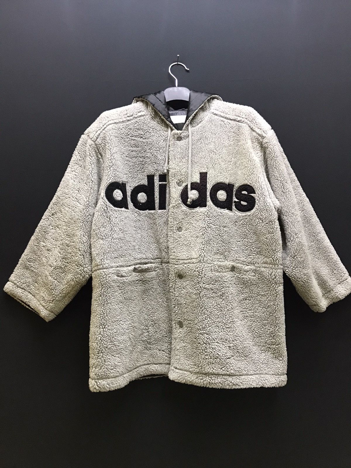 🔥 Adidas Big Logo Fleece Jacket