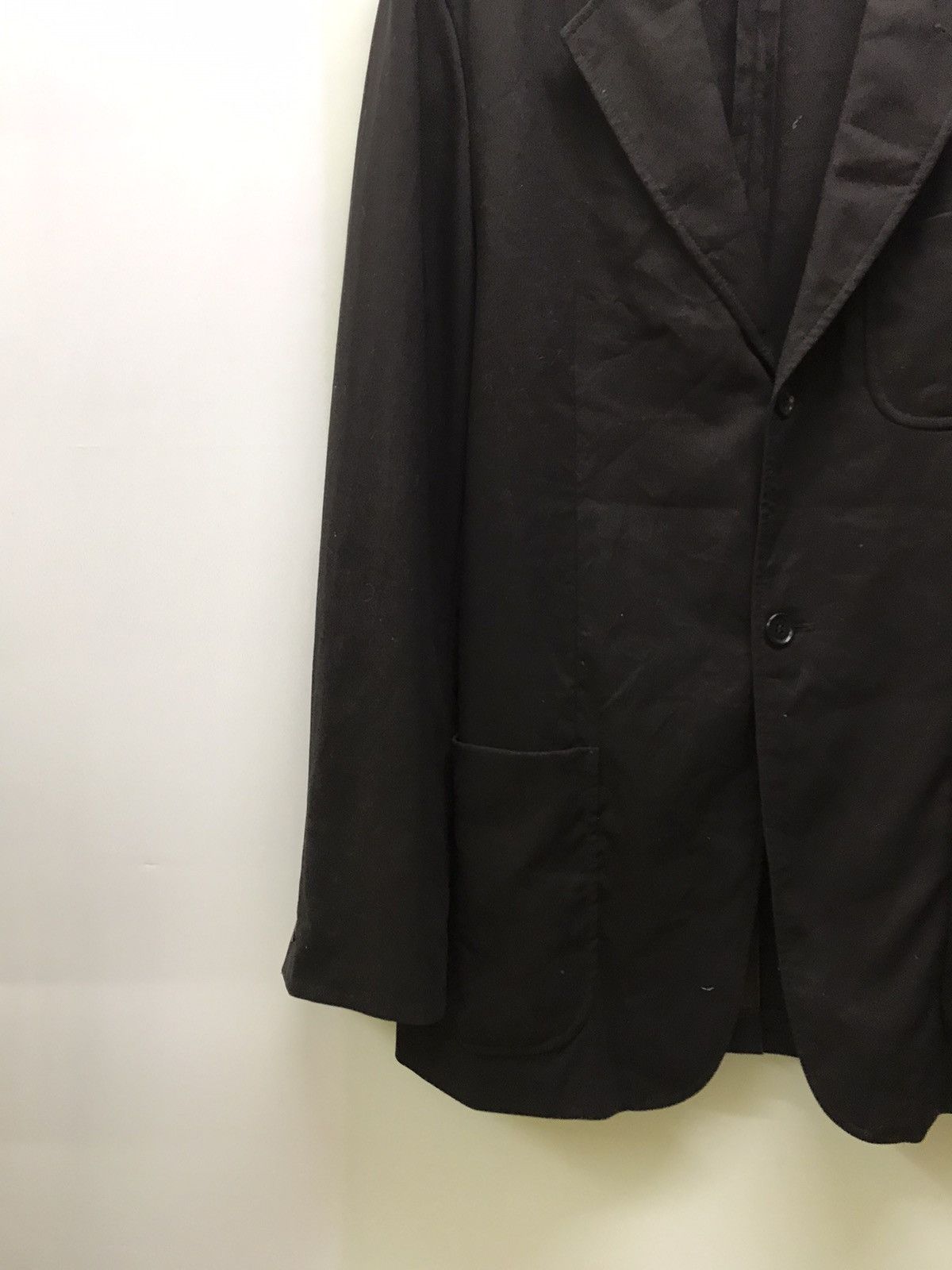 Yohji Yamamoto Vintage A.A.R Yohji Yamamoto Black Blazer Jacket XL Size US M / EU 48-50 / 2 - 5 Thumbnail