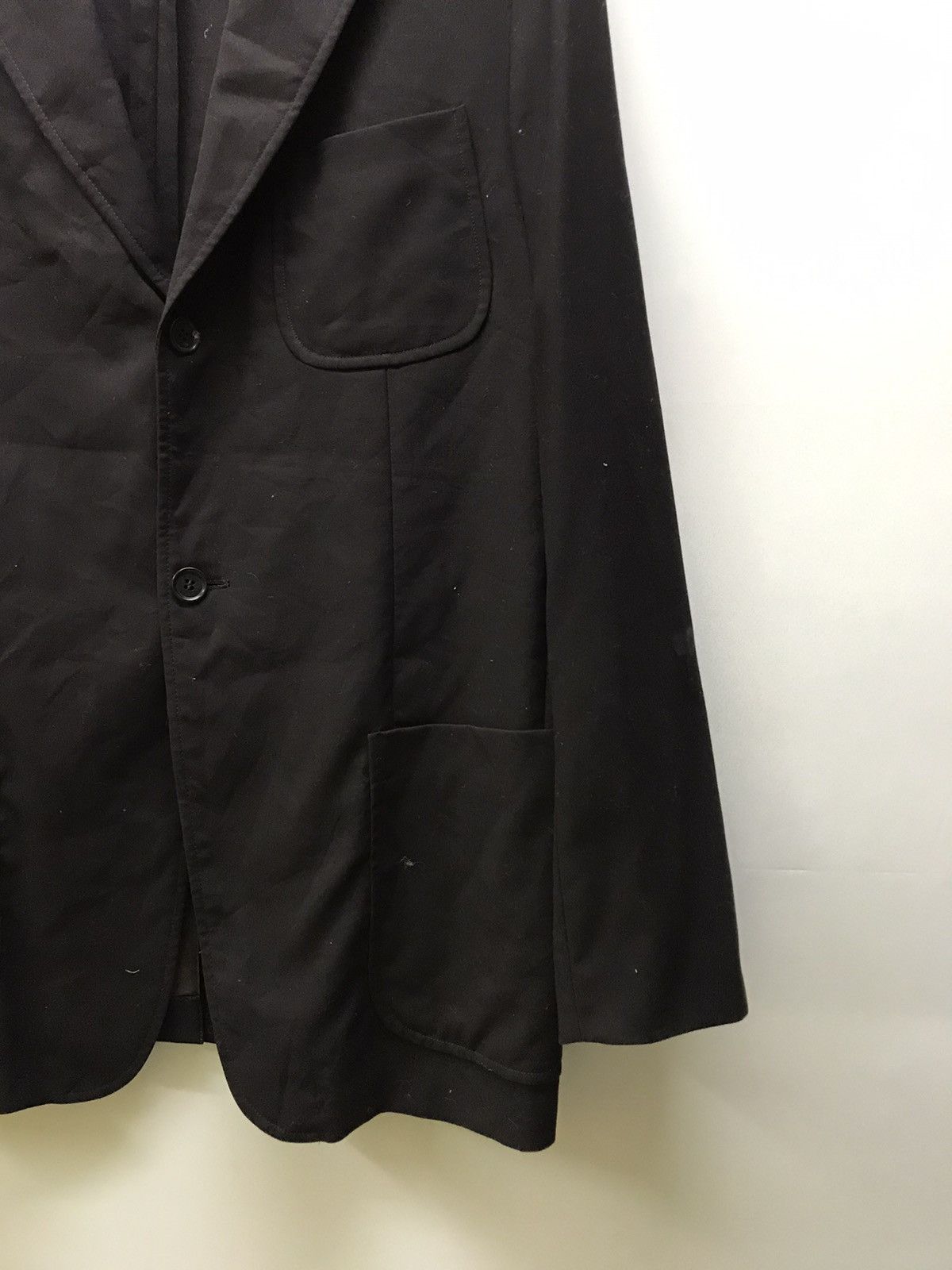 Yohji Yamamoto Vintage A.A.R Yohji Yamamoto Black Blazer Jacket XL Size US M / EU 48-50 / 2 - 6 Thumbnail