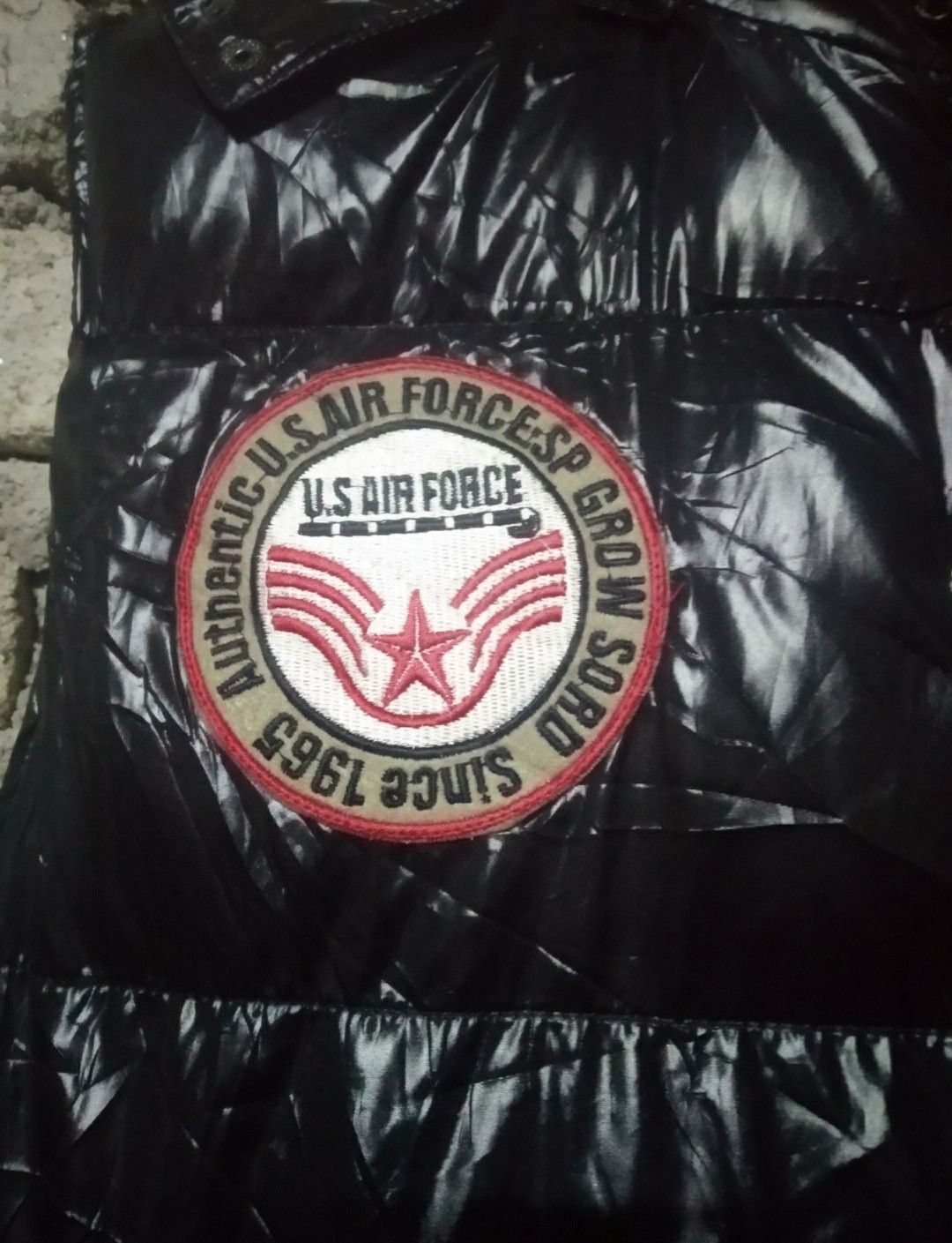 Vintage 🔥 US Air Force Puffer Vest – Vintage Military Style Size US L / EU 52-54 / 3 - 4 Thumbnail