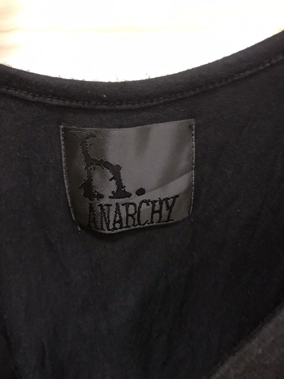 Japanese Brand The Anarchy Punk Sleeve Less Tshirt Size US S / EU 44-46 / 1 - 6 Thumbnail