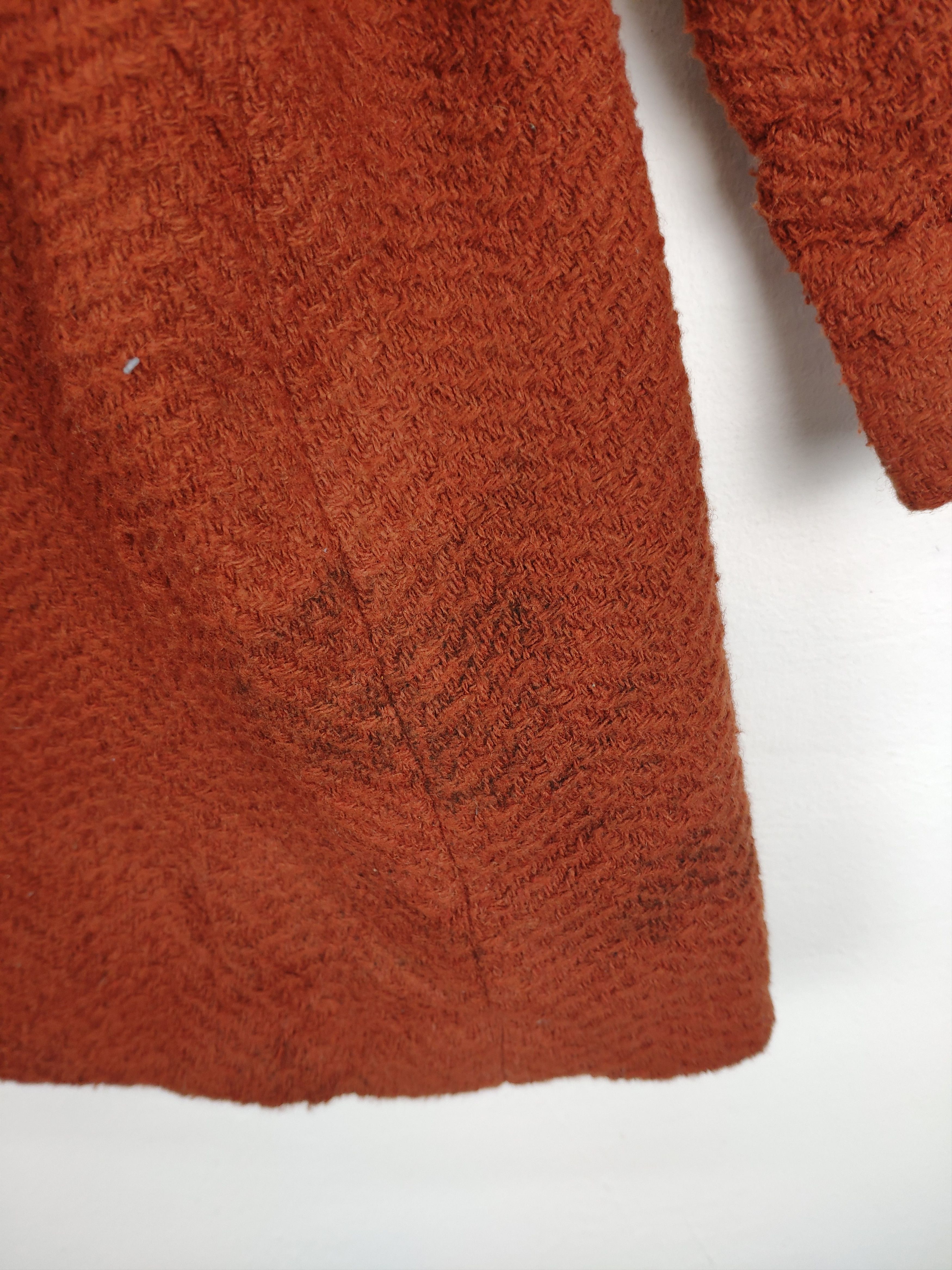 Japanese Brand Vintage Wool Cardigan Faux Fur Neck Size M / US 6-8 / IT 42-44 - 15 Thumbnail