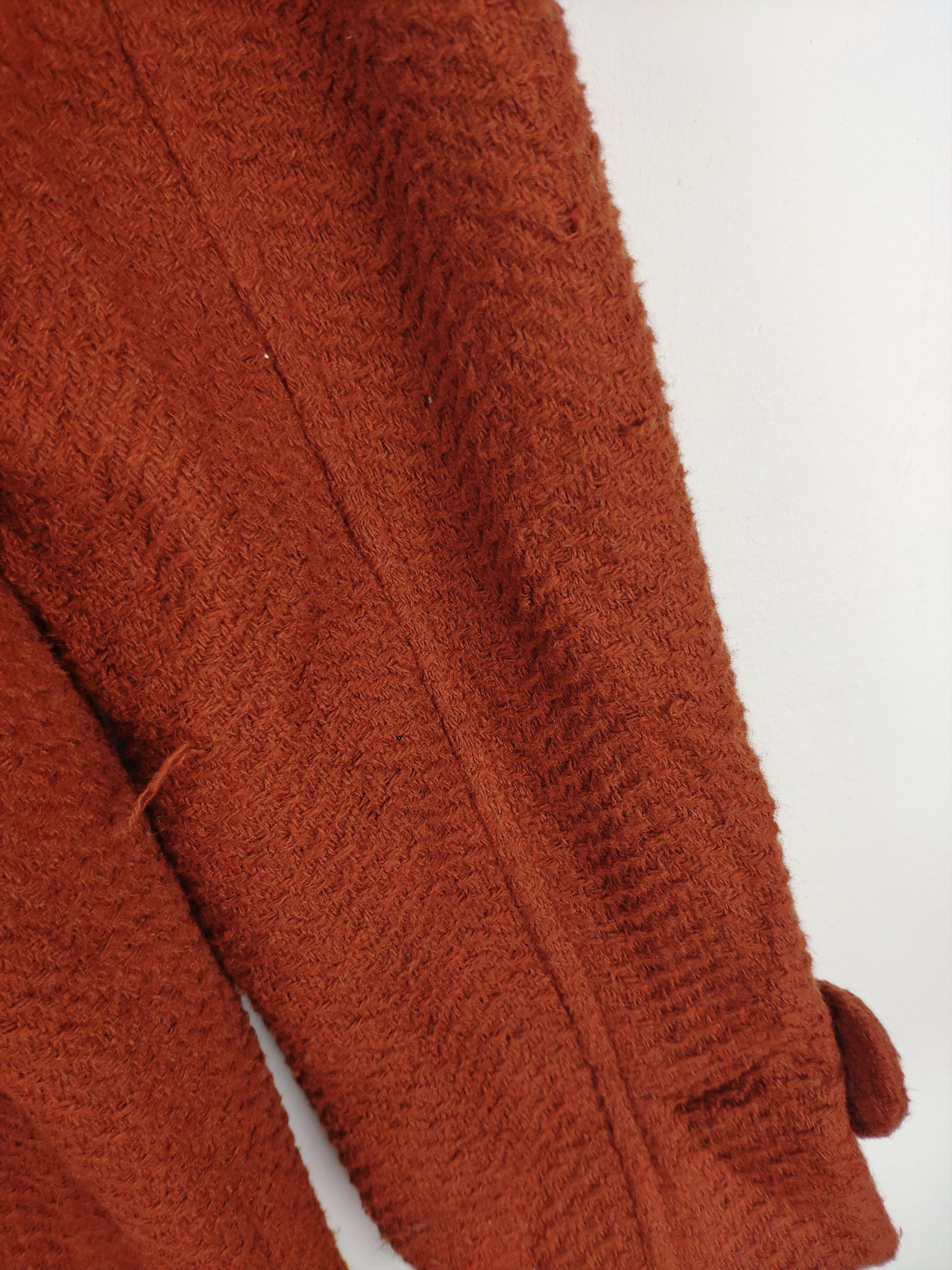 Japanese Brand Vintage Wool Cardigan Faux Fur Neck Size M / US 6-8 / IT 42-44 - 17 Thumbnail