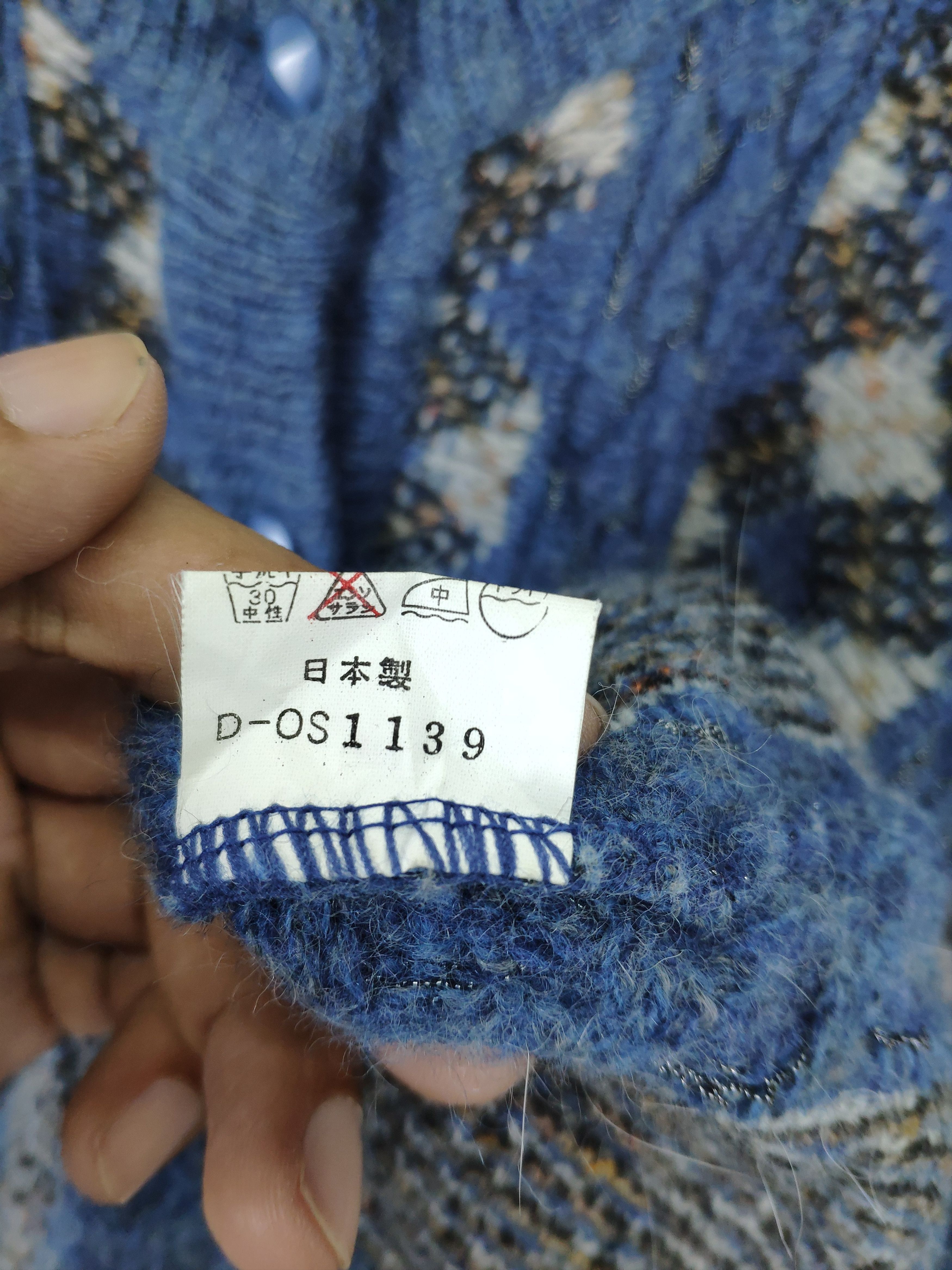 Japanese Brand × Vintage Vintage 1990s Wool Cardigan Coogi Style Size L / US 10 / IT 46 - 5 Thumbnail