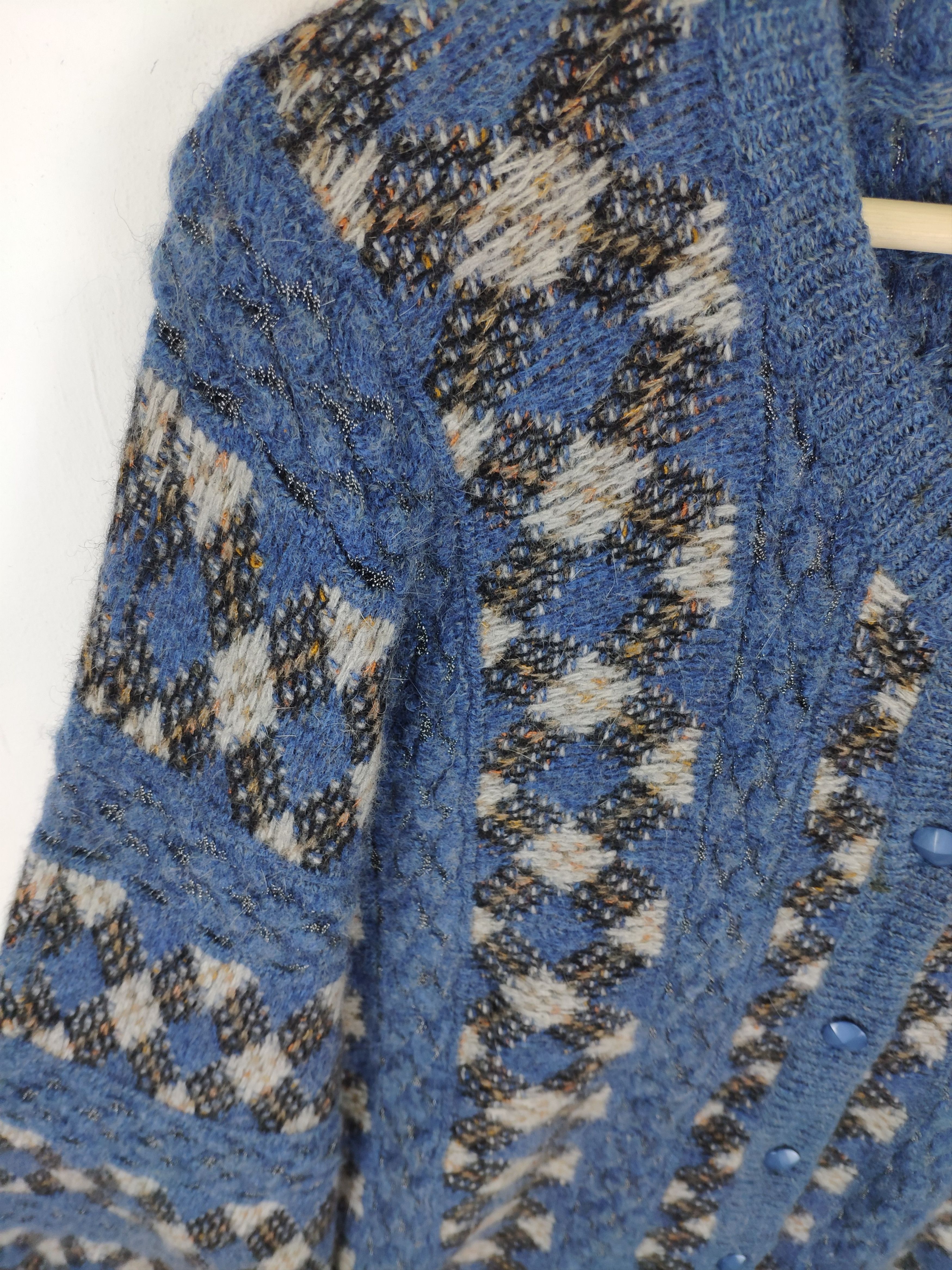 Japanese Brand × Vintage Vintage 1990s Wool Cardigan Coogi Style Size L / US 10 / IT 46 - 12 Thumbnail