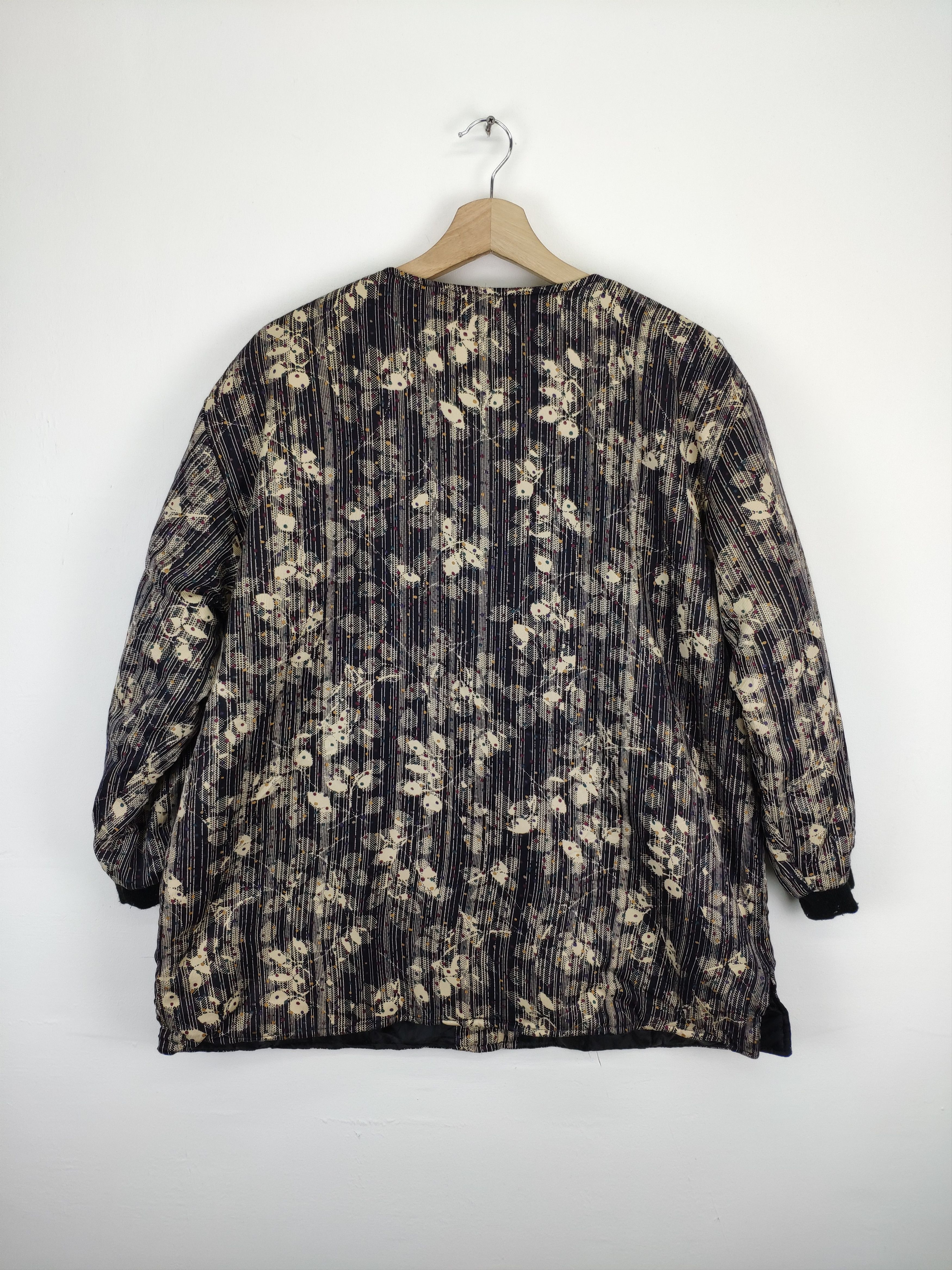 Japanese Brand × Vintage Vintage Cardigan Floral Motif Printed Size L / US 10 / IT 46 - 15 Thumbnail