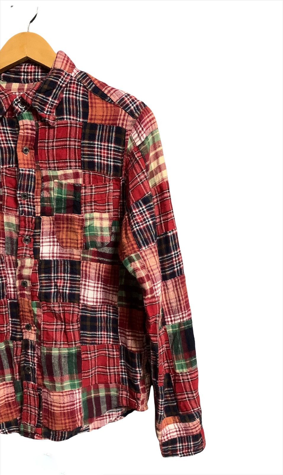 Beams Plus × Flannel × Japanese Brand VINTAGE BEAMS JAPAN PATCHWORK MADE IN JAPAN Size US S / EU 44-46 / 1 - 3 Thumbnail