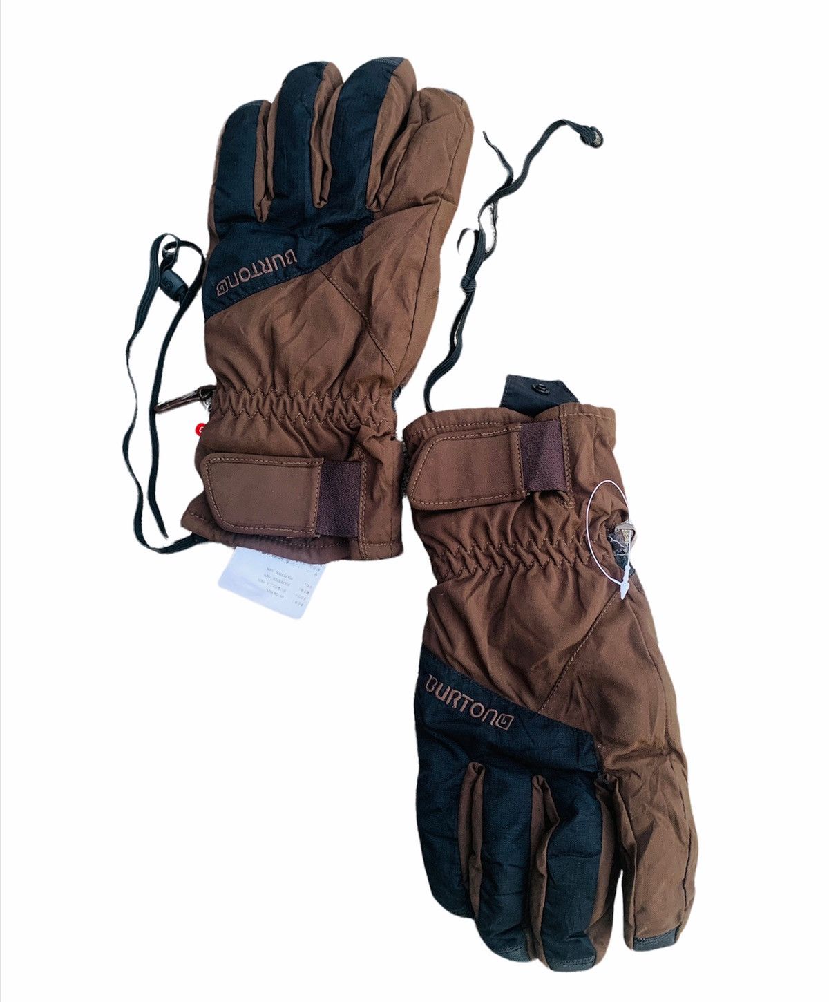 Burton VINTAGE BURTON BROWN SKI GLOVES SIZE L Size ONE SIZE - 4 Thumbnail
