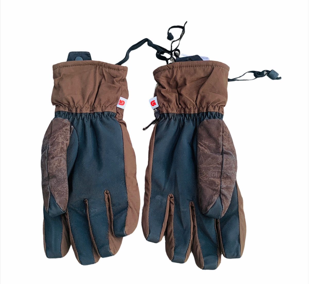 Burton VINTAGE BURTON BROWN SKI GLOVES SIZE L Size ONE SIZE - 3 Thumbnail