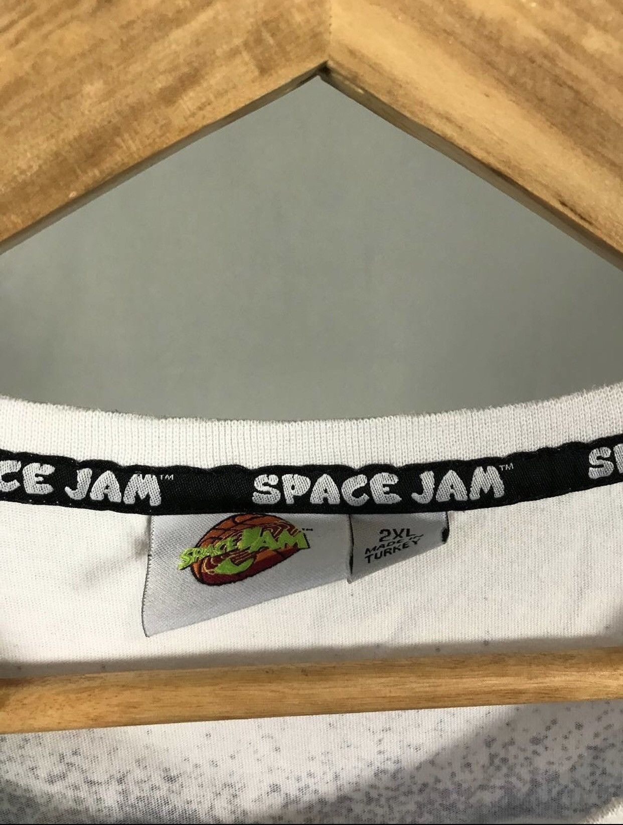 Vintage Space Jam vintage comics movie overprinted tee Size US XL / EU 56 / 4 - 4 Thumbnail