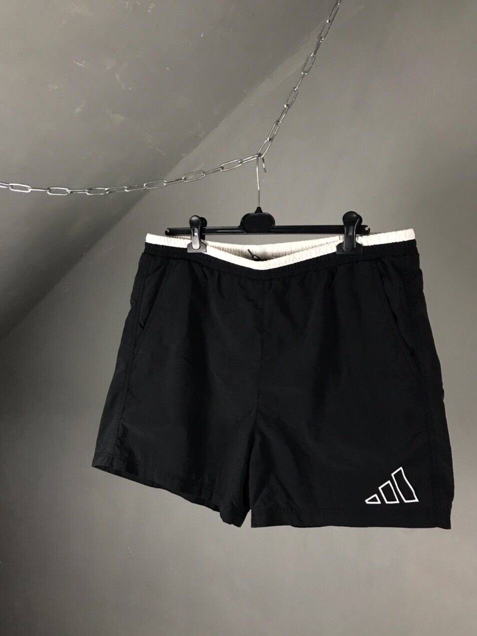Adidas × Vintage Adidas vintage black short Size US 34 / EU 50 - 1 Thumbnail