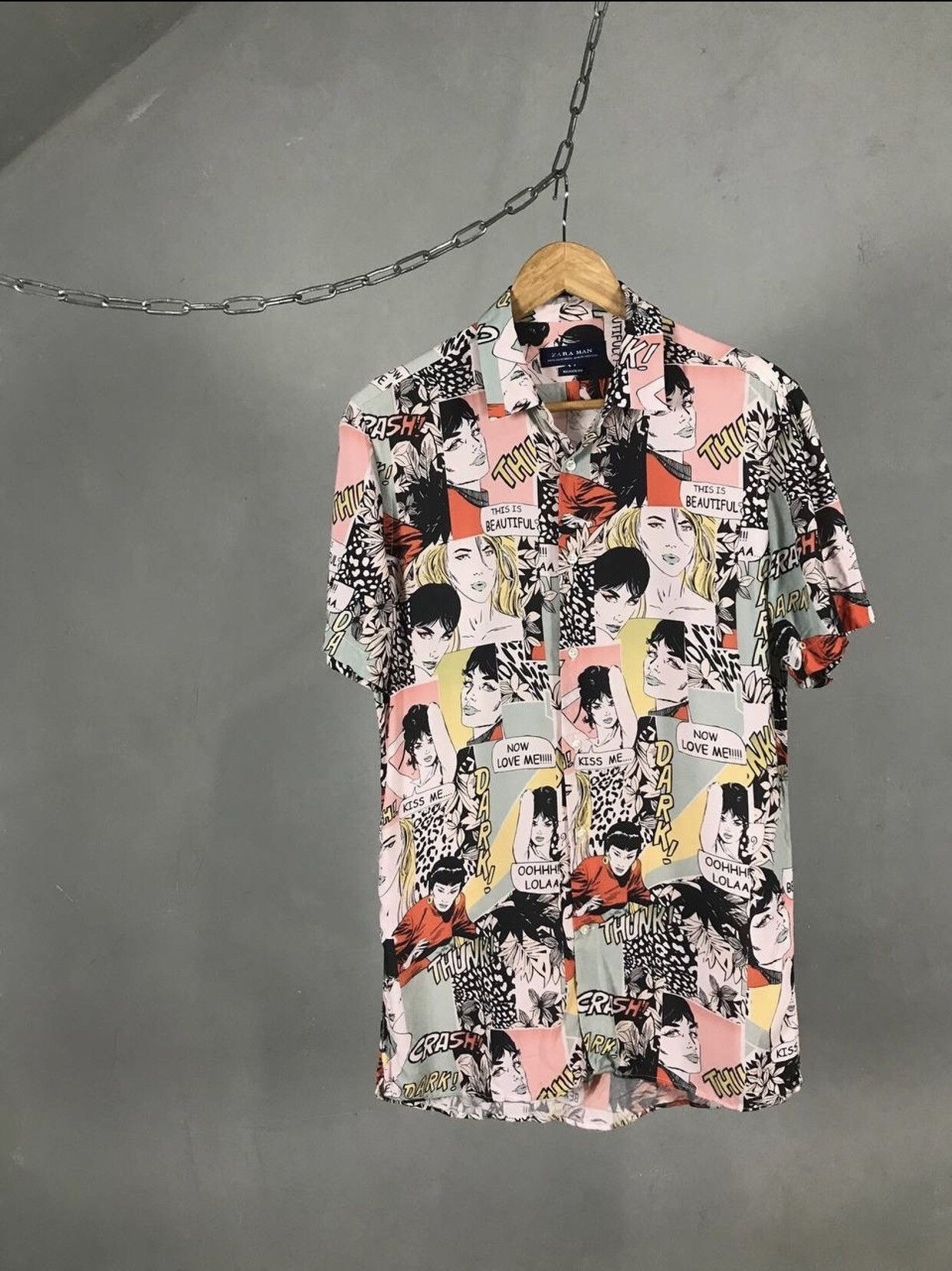 Other Zara Man crazy Hawaiian street fashion shirt Size US S / EU 44-46 / 1 - 1 Thumbnail