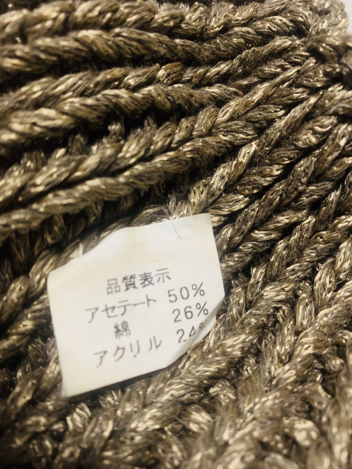 Beams Plus BEAMS JAPAN GOLD METALLIC KNITTED BEANIE Size ONE SIZE - 5 Thumbnail