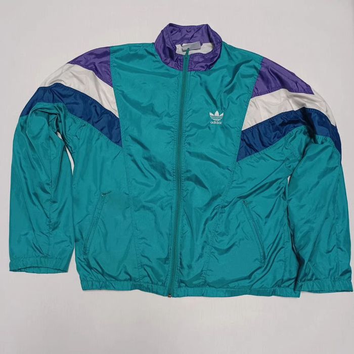 Adidas Adidas vintage nylon rare tracking jacket | Grailed