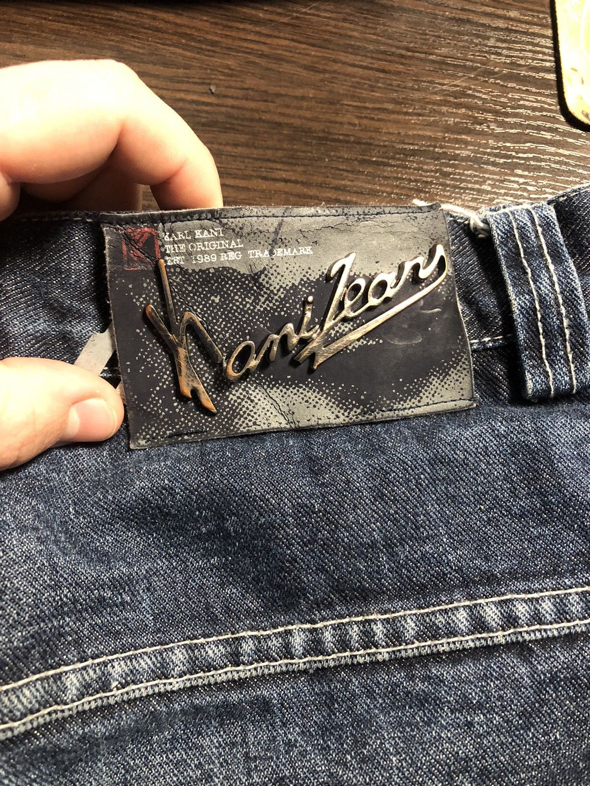 Karl Kani Karl Kani Vintage Mens Denim Rap Pants Baggy Jeans Size US 30 / EU 46 - 12 Thumbnail