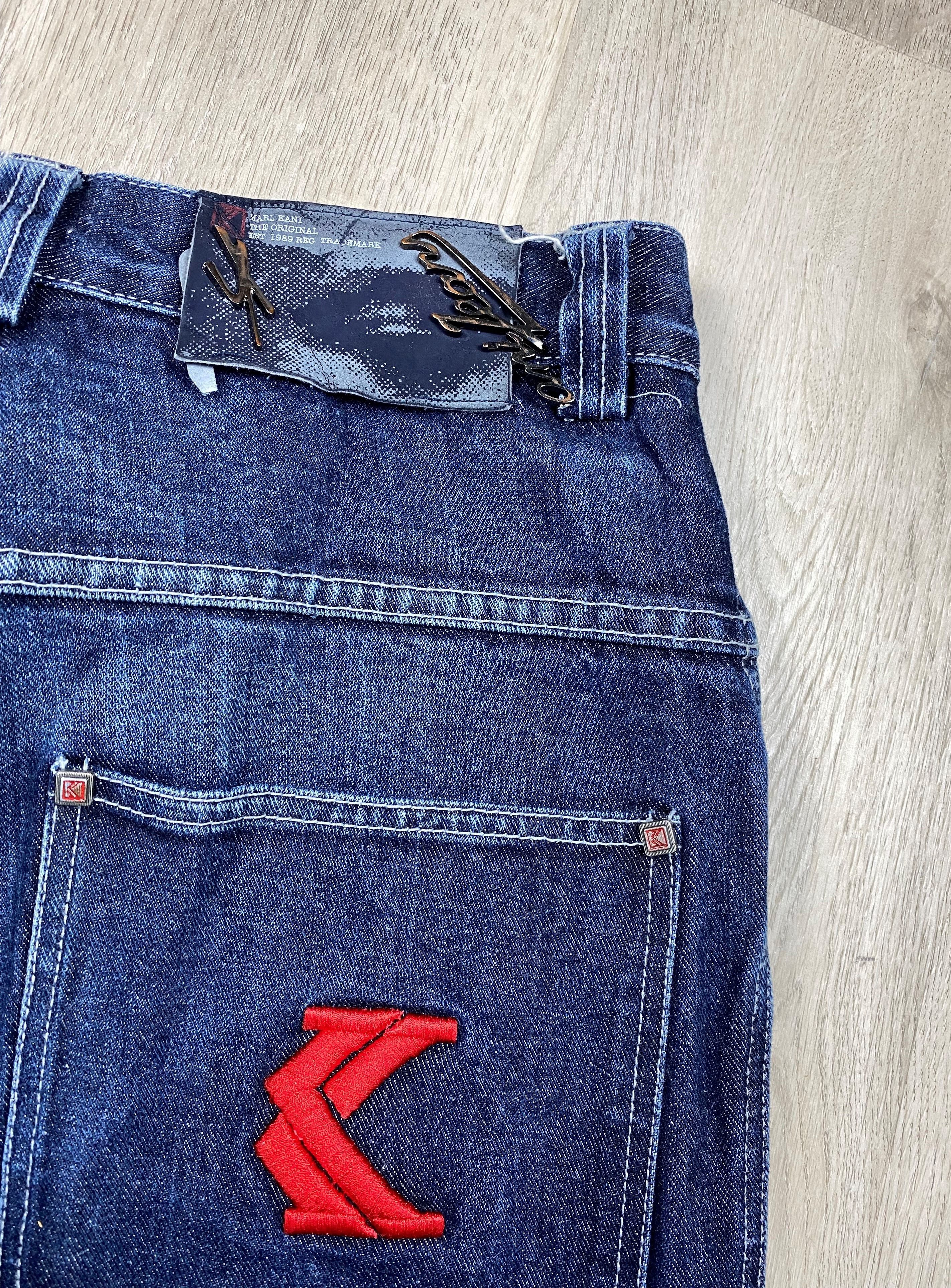 Karl Kani Karl Kani Vintage Mens Denim Rap Pants Baggy Jeans Size US 30 / EU 46 - 3 Thumbnail