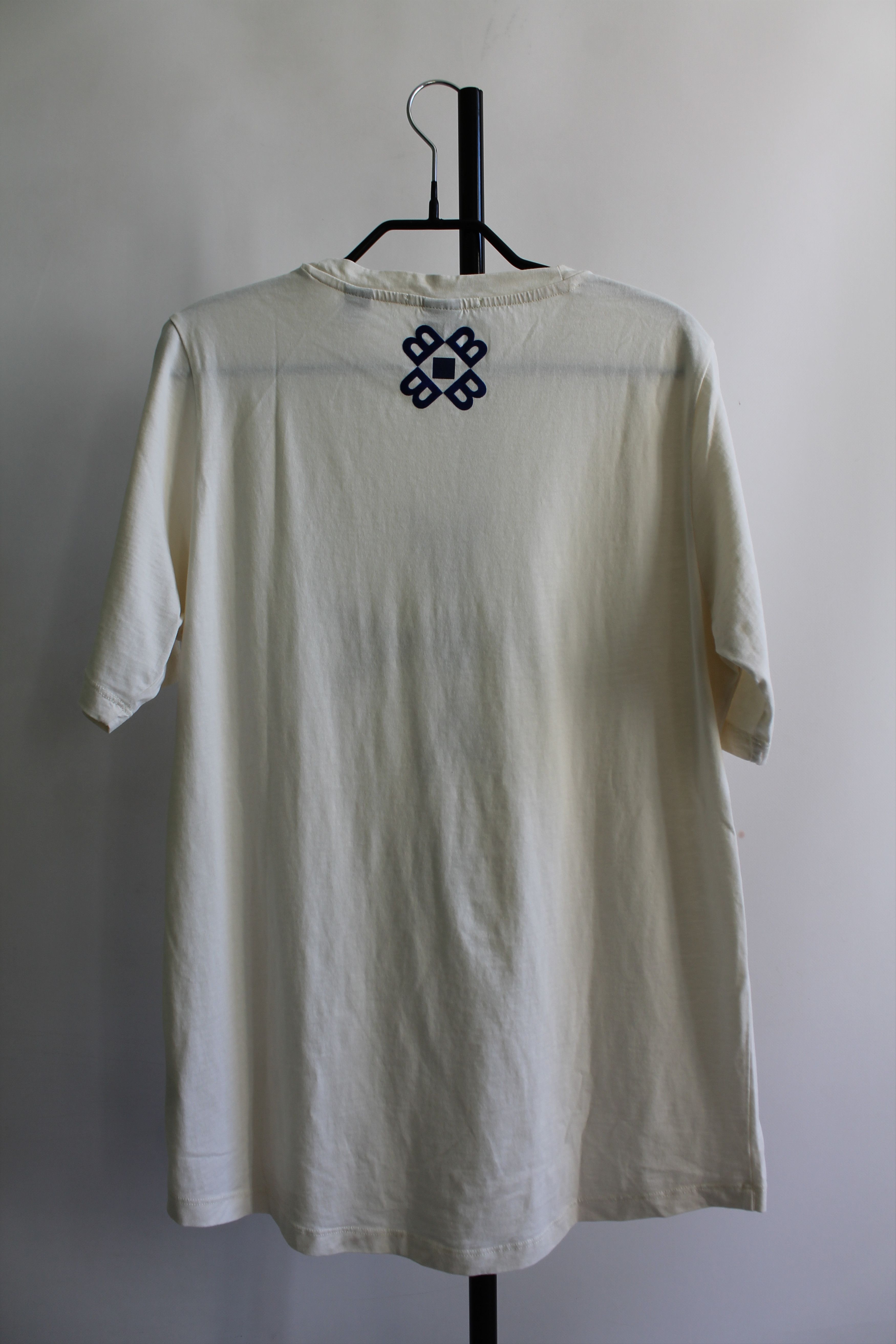 Scotch & Soda Scotch & Soda AMS. BLAUW Bandanarama ivory t shirt Size L / US 10 / IT 46 - 4 Thumbnail