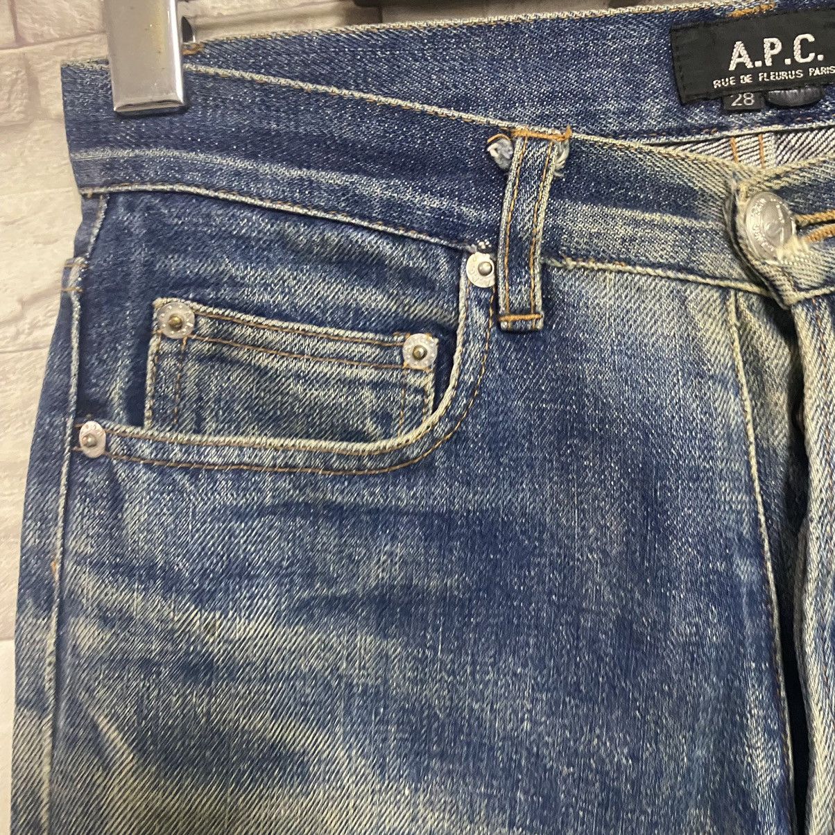 A.P.C. APC Denim Thrashed Jeans Size US 28 / EU 44 - 8 Thumbnail