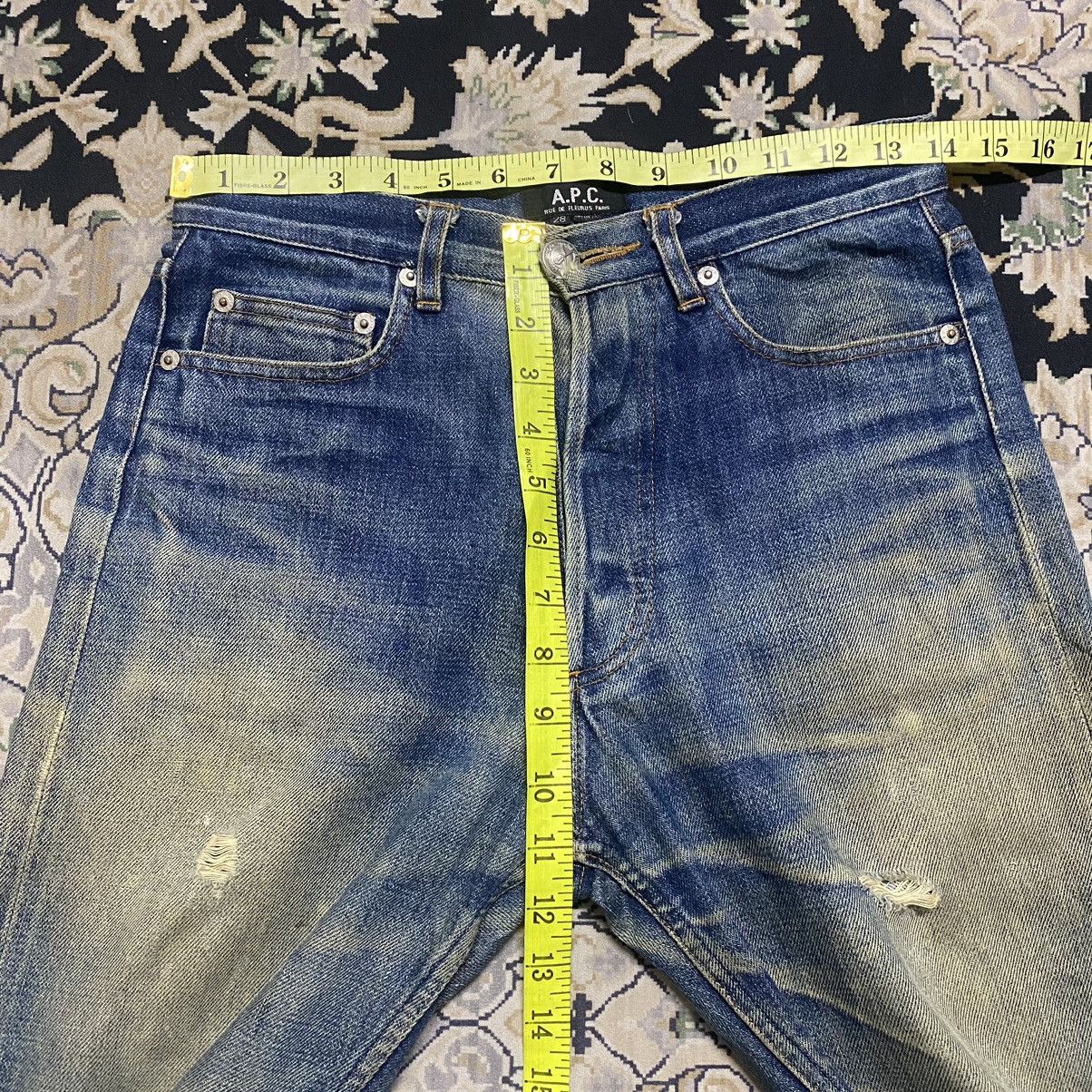 A.P.C. APC Denim Thrashed Jeans Size US 28 / EU 44 - 22 Thumbnail