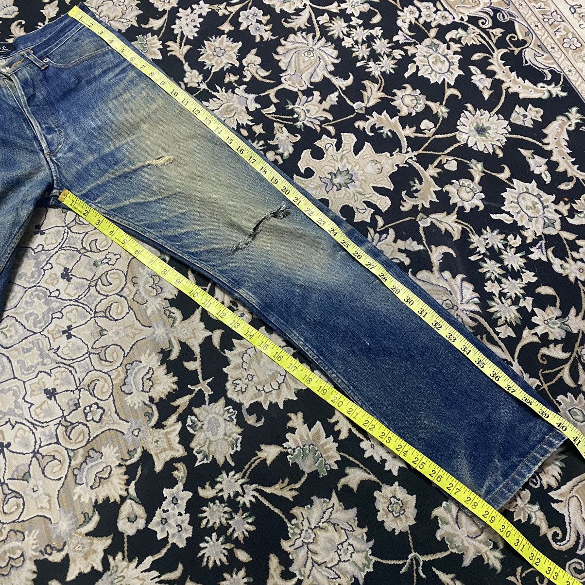 A.P.C. APC Denim Thrashed Jeans Size US 28 / EU 44 - 23 Thumbnail