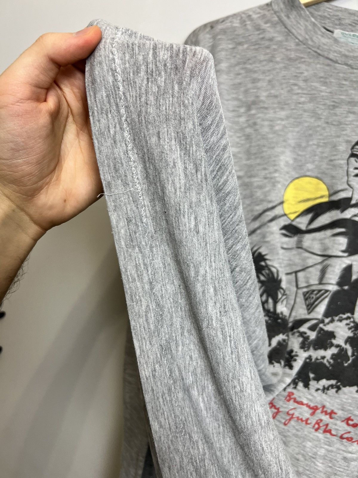 Russell Athletic Vintage 70s 80s Gulbla Art Sci Fi Longsleeve Hero Rare Size US XL / EU 56 / 4 - 5 Thumbnail