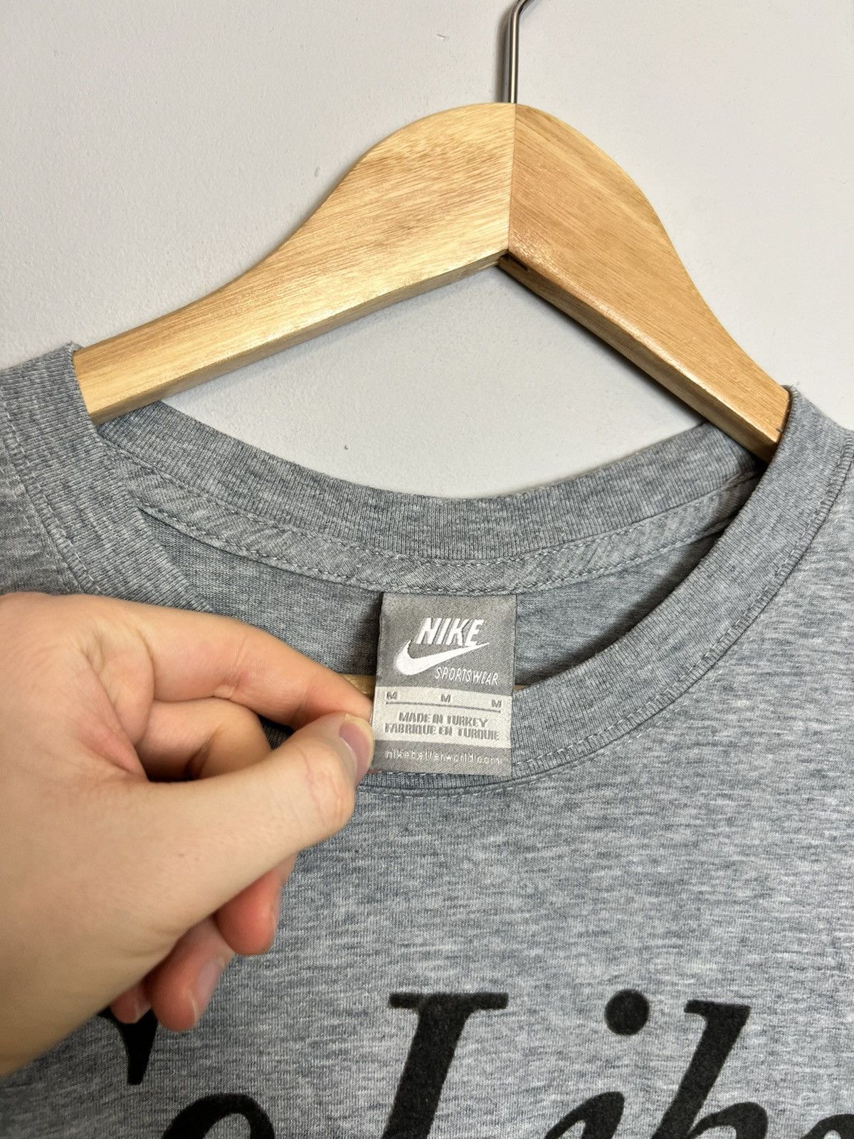 Nike Vintage 00s Nike “Go Like Hell” Sentence Y2K T shirt Hype Size US M / EU 48-50 / 2 - 4 Thumbnail