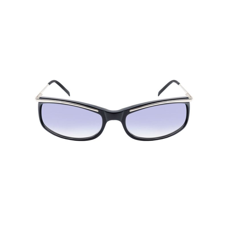 Max Mara 90's Dark Blue Rectangular Frame Sunglasses
