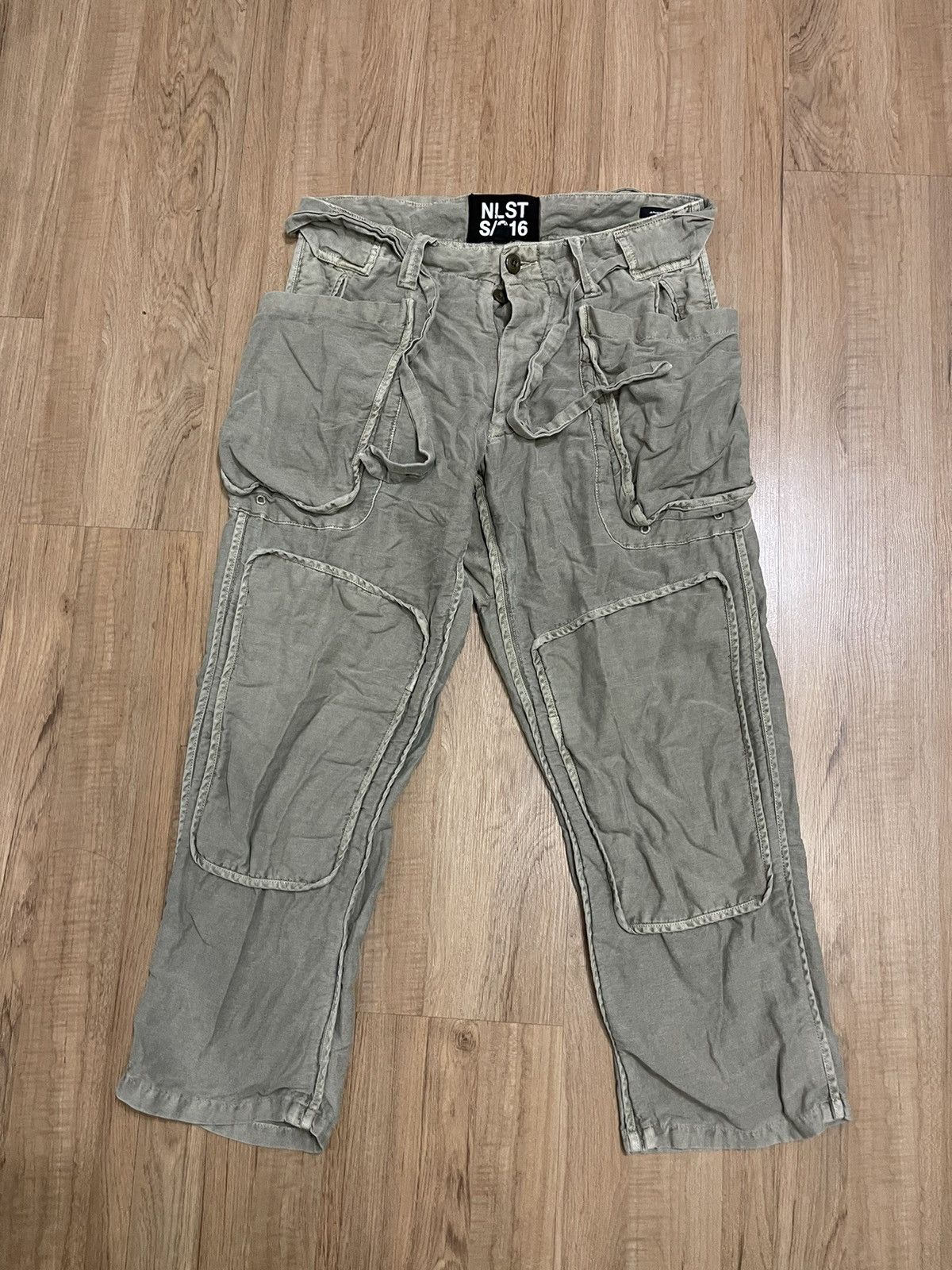 image of Nlst Kapital Style S/s 16 Bondage Tactical Pants in Green, Men's (Size 32)