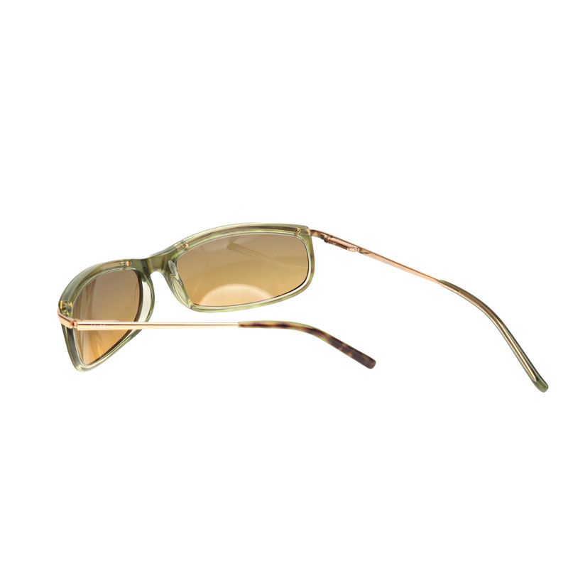 Max Mara Max Mara 90's Havana Green Rectangular Frame Sunglasses Size ONE SIZE - 3 Thumbnail
