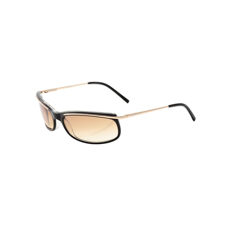 Max Mara Max Mara 90's Black & Gold Rectangular Frame Sunglasses Size ONE SIZE - 2 Thumbnail