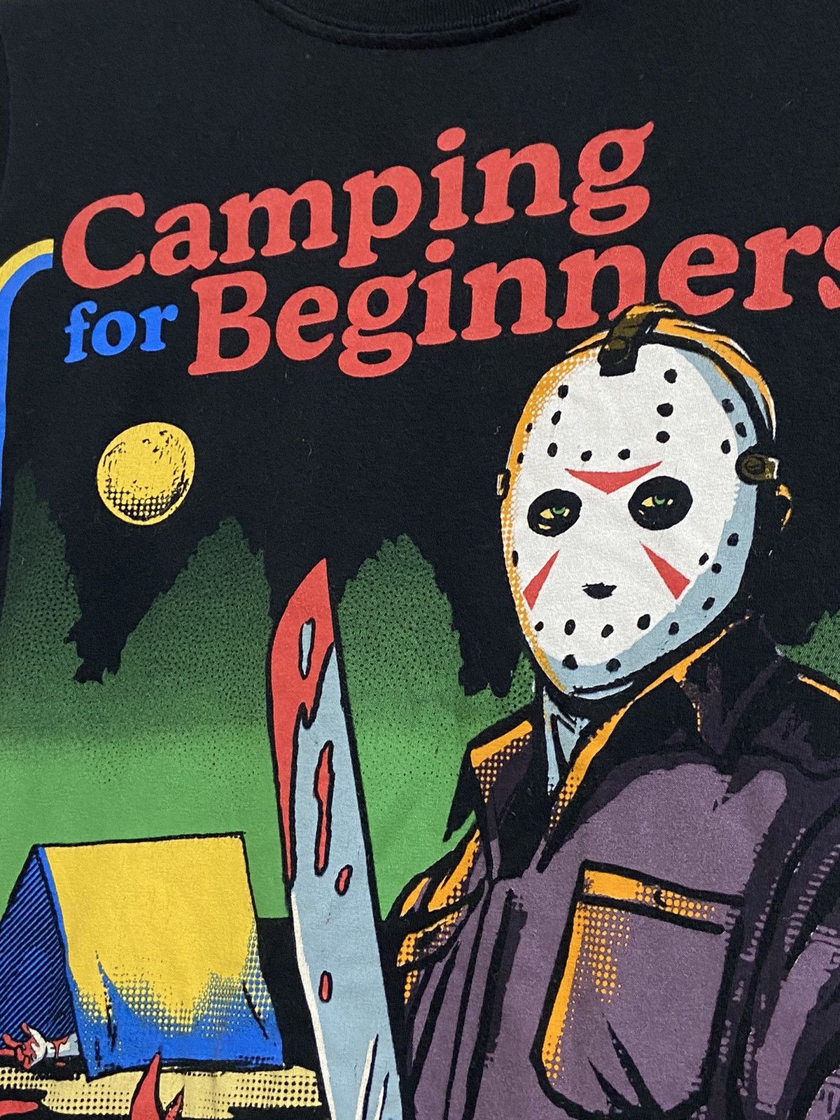 Band Tees Friday The 13th Camping For Beginners T-shirt Big Logo Movie Size US S / EU 44-46 / 1 - 11 Thumbnail