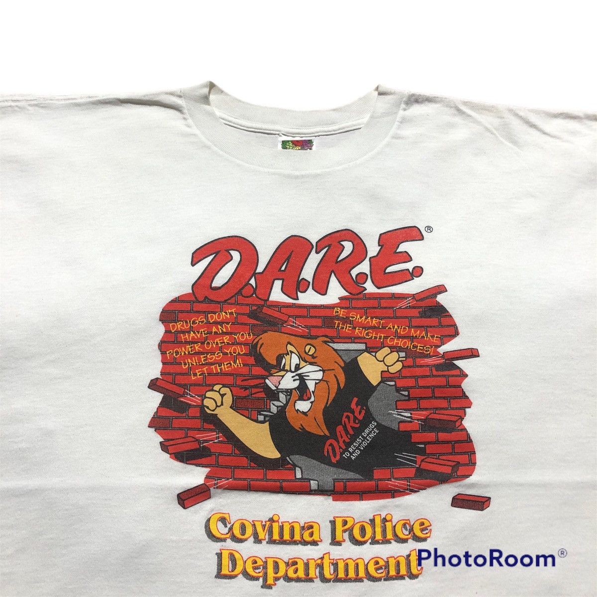 D.A.R.E Rere‼️🔥Vintage D.A.R.E Covina Police Department T-Shirt Size US XL / EU 56 / 4 - 3 Thumbnail
