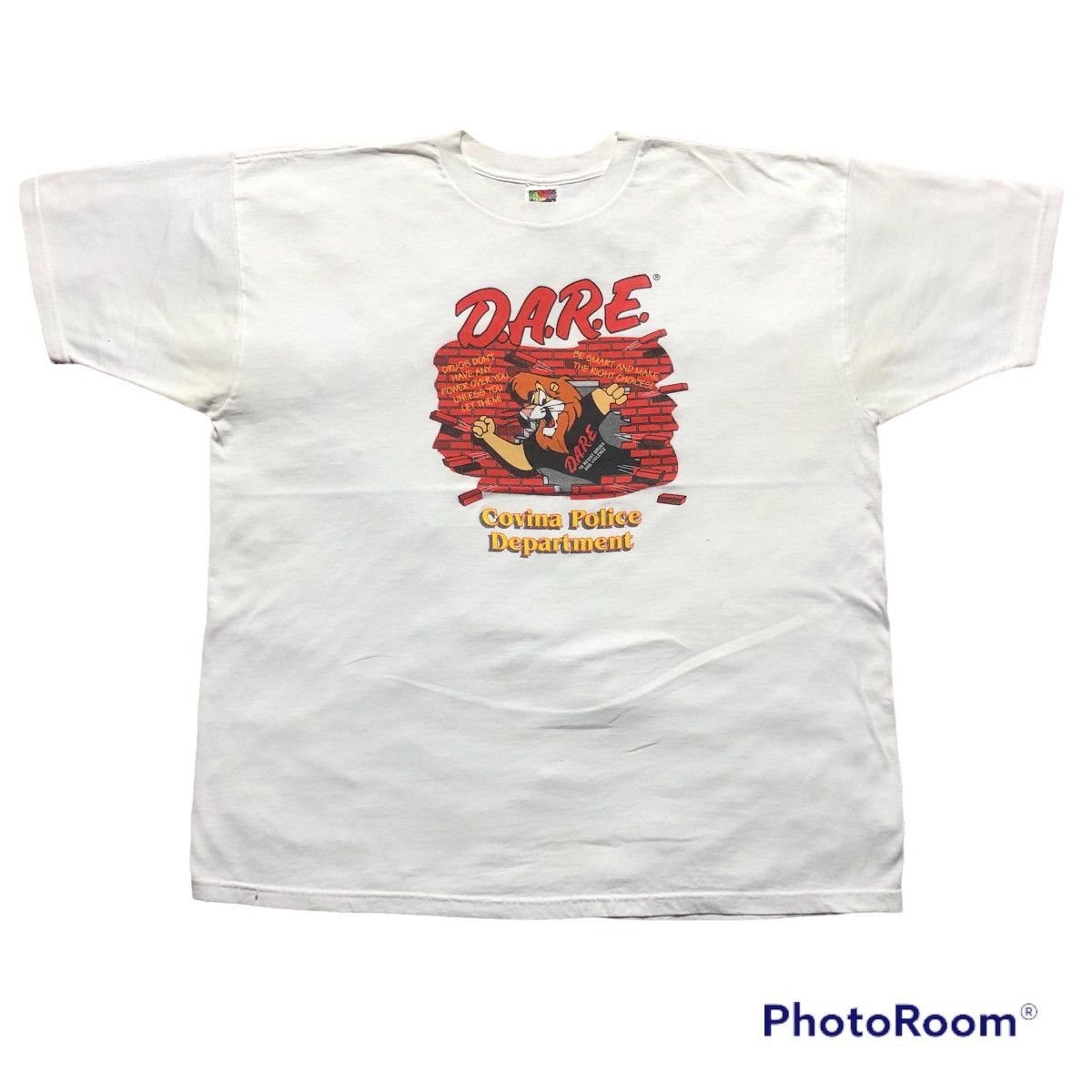 D.A.R.E Rere‼️🔥Vintage D.A.R.E Covina Police Department T-Shirt Size US XL / EU 56 / 4 - 1 Thumbnail