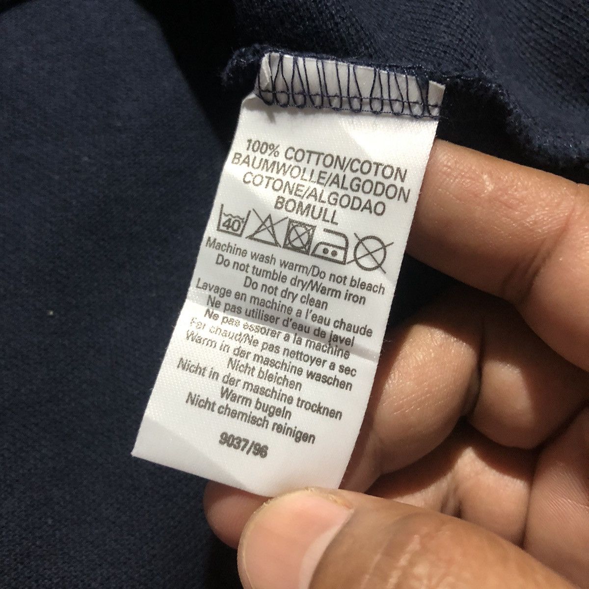 Burberry × Vintage Rare‼️🔥Vintage Burberrys Center Spellout Polo T-Shirt Size US M / EU 48-50 / 2 - 7 Thumbnail