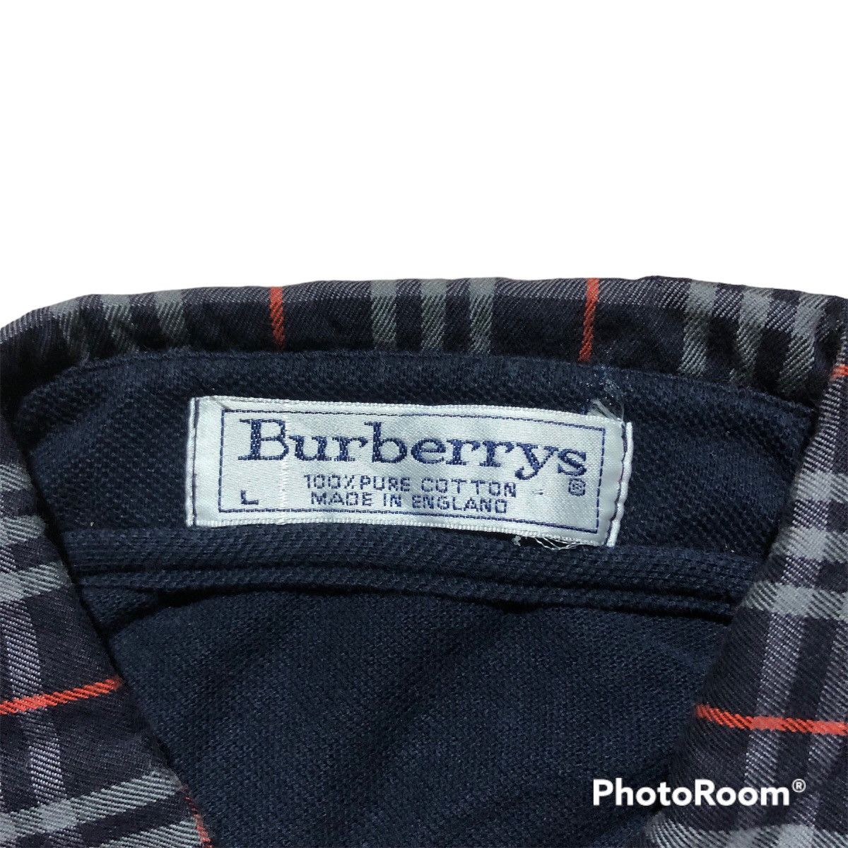 Burberry × Vintage Rare‼️🔥Vintage Burberrys Center Spellout Polo T-Shirt Size US M / EU 48-50 / 2 - 4 Thumbnail