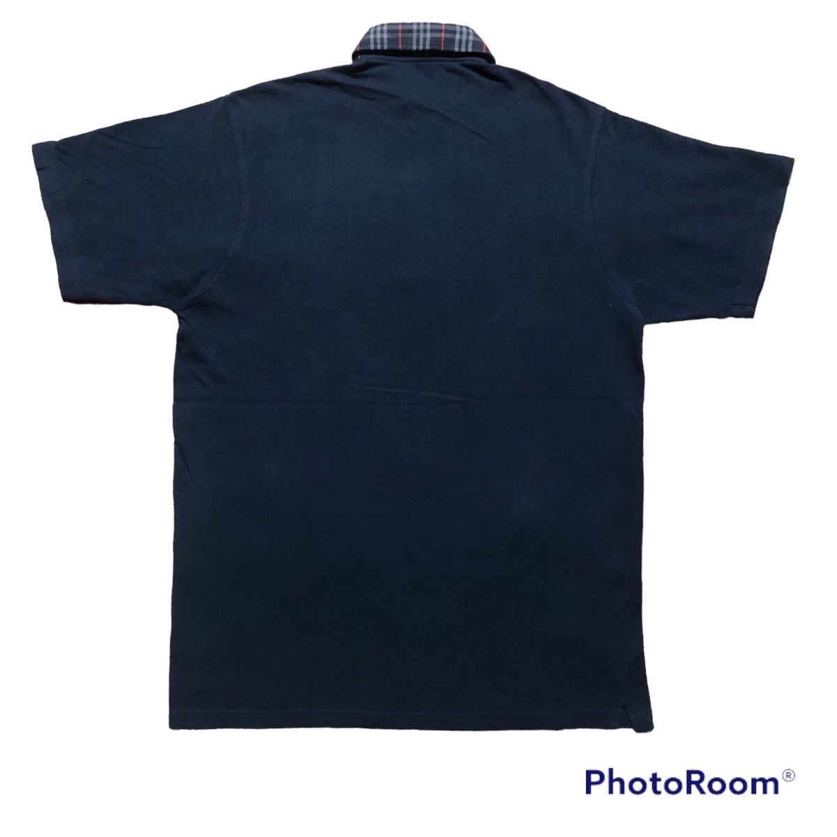Burberry × Vintage Rare‼️🔥Vintage Burberrys Center Spellout Polo T-Shirt Size US M / EU 48-50 / 2 - 2 Thumbnail