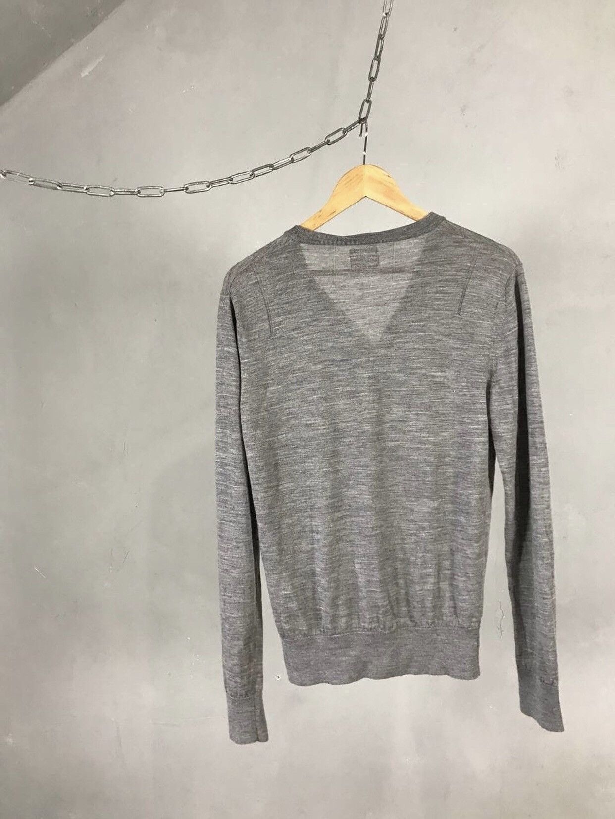 Allsaints Allsaints luxury streetwear gray cardigan Size US M / EU 48-50 / 2 - 6 Thumbnail