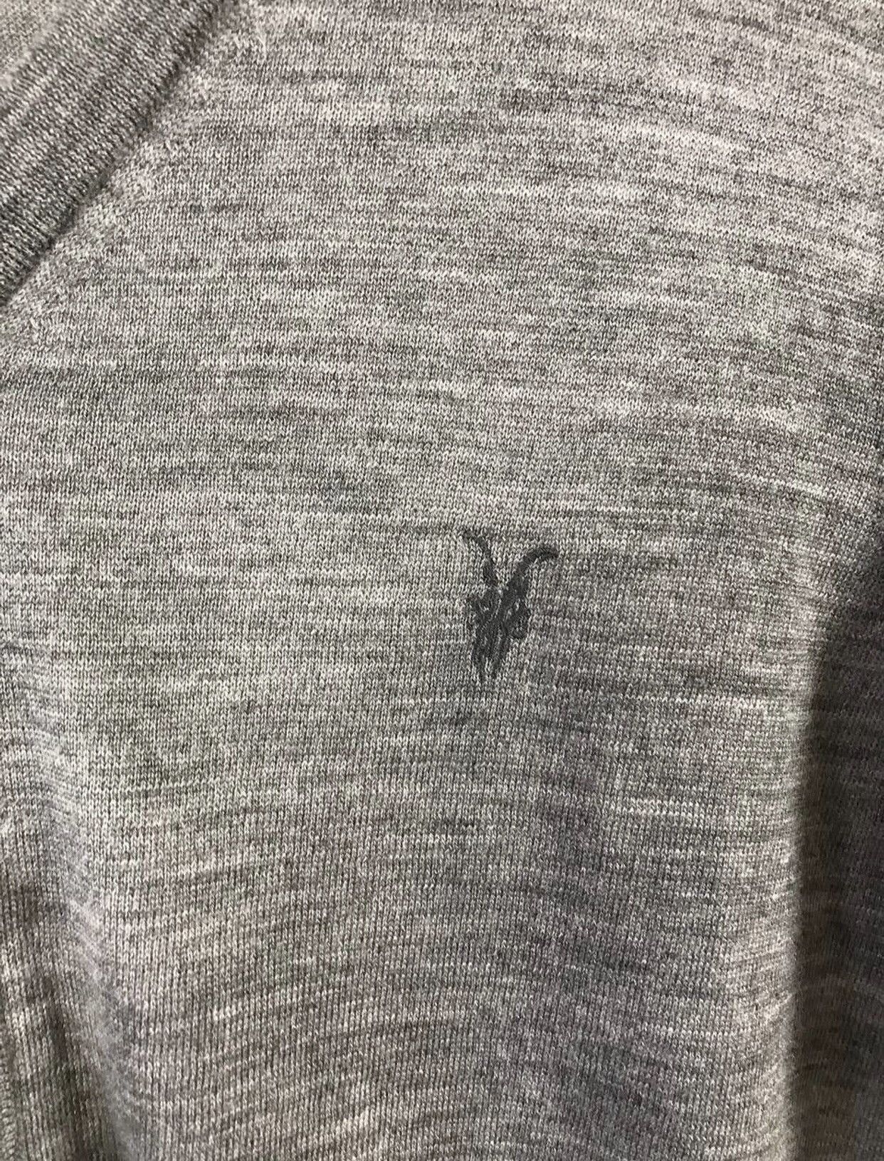 Allsaints Allsaints luxury streetwear gray cardigan Size US M / EU 48-50 / 2 - 3 Thumbnail