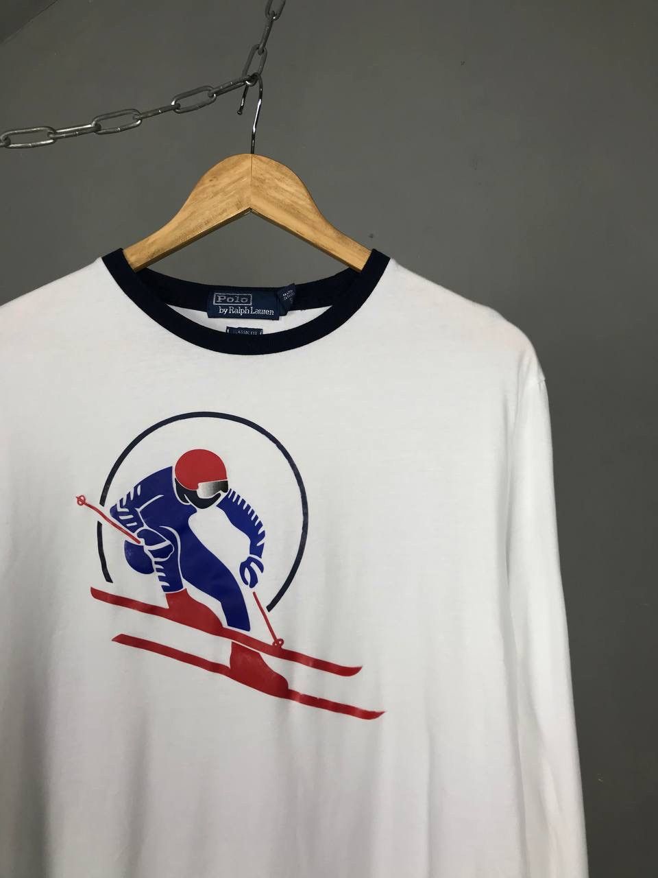 Polo Ralph Lauren Polo Ralph Lauren vintage luxury overprinted longsleeve Size US S / EU 44-46 / 1 - 2 Thumbnail