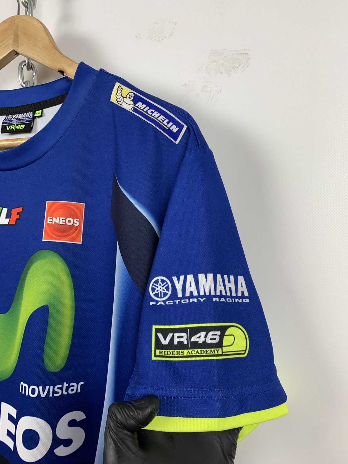 Vintage Vintage Yamaha Valentino Rossi Racing T-Shirt Size US XXL / EU 58 / 5 - 9 Thumbnail