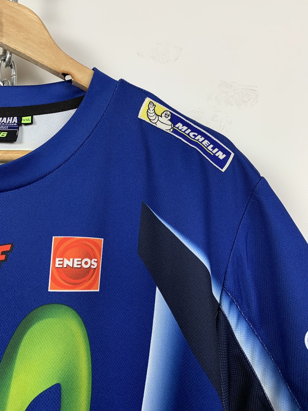 Vintage Vintage Yamaha Valentino Rossi Racing T-Shirt Size US XXL / EU 58 / 5 - 7 Thumbnail