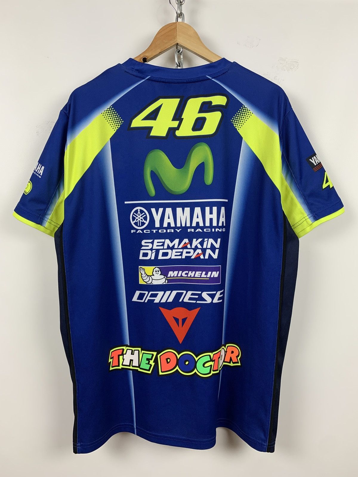 Vintage Vintage Yamaha Valentino Rossi Racing T-Shirt Size US XXL / EU 58 / 5 - 2 Thumbnail